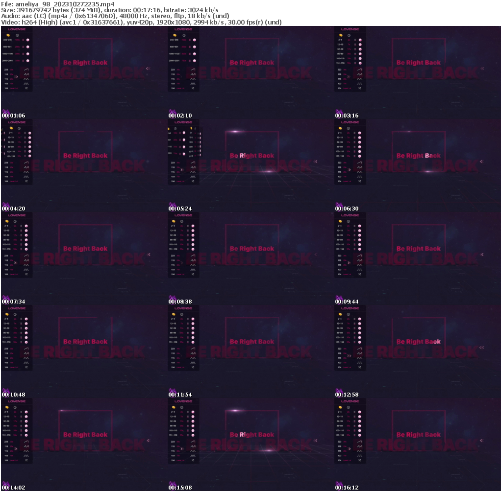 Preview thumb from ameliya_98 on 2023-10-27 @ bongacams