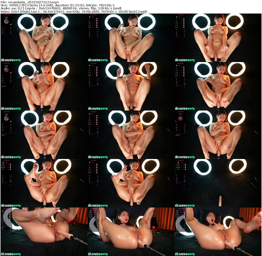 Preview thumb from creambaby on 2023-10-27 @ bongacams