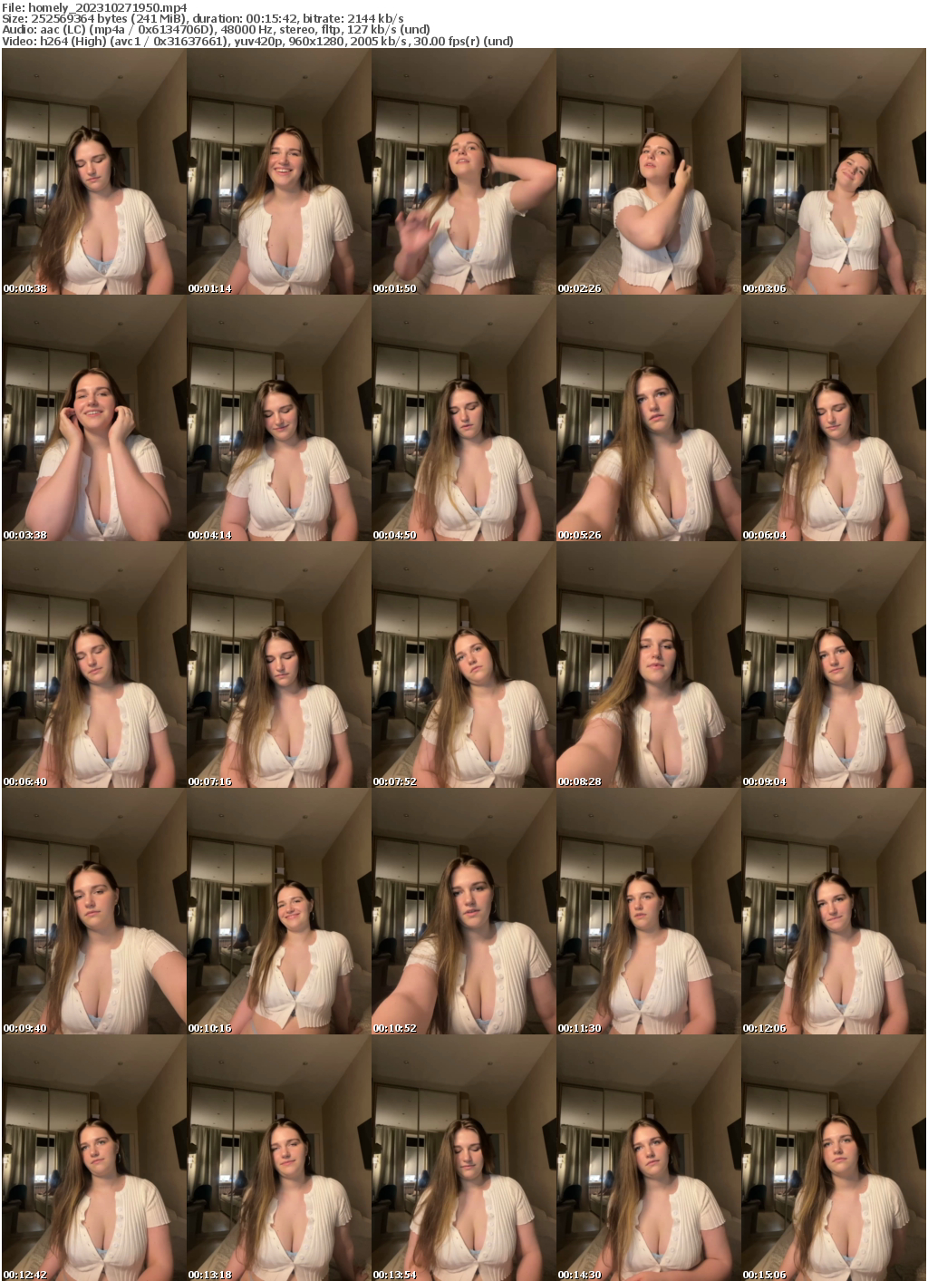 Preview thumb from homely on 2023-10-27 @ bongacams