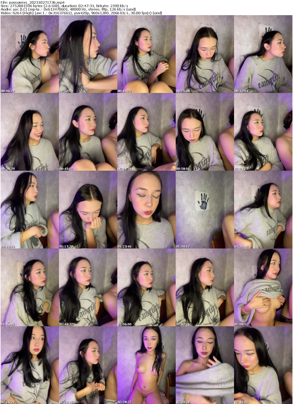 Preview thumb from possumiss on 2023-10-27 @ bongacams