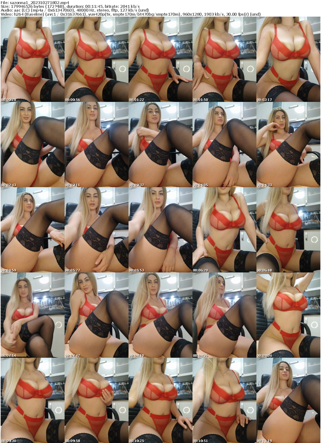 Preview thumb from sazonna1 on 2023-10-27 @ bongacams