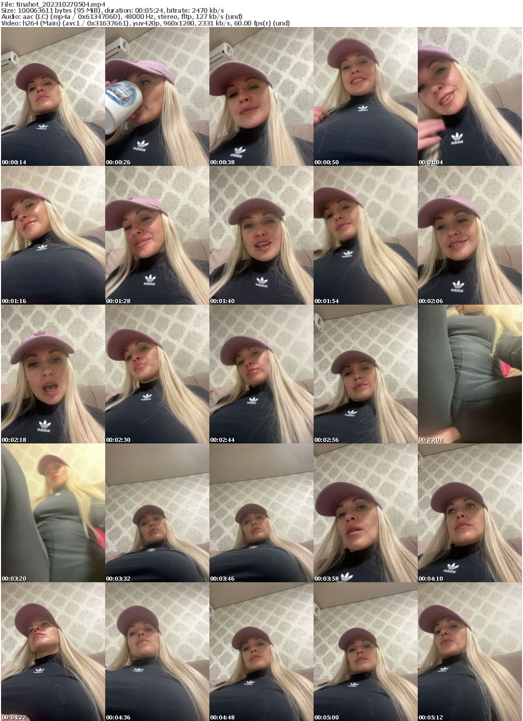 Preview thumb from tinahot on 2023-10-27 @ bongacams