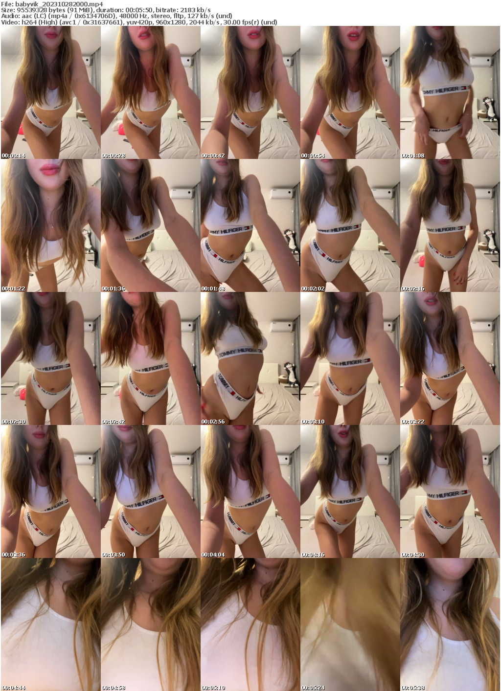 Preview thumb from babyvik on 2023-10-28 @ bongacams