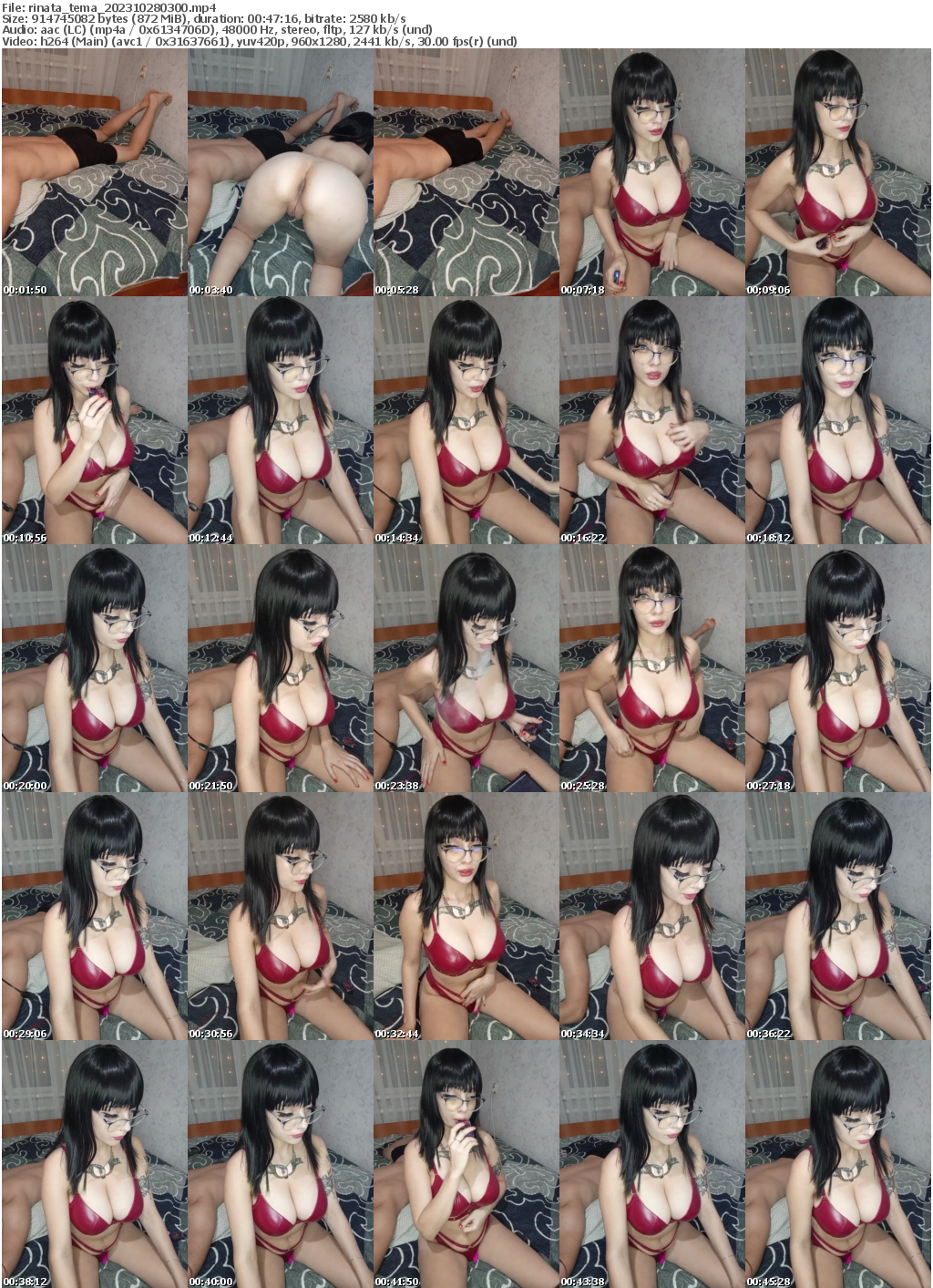 Preview thumb from rinata_tema on 2023-10-28 @ bongacams