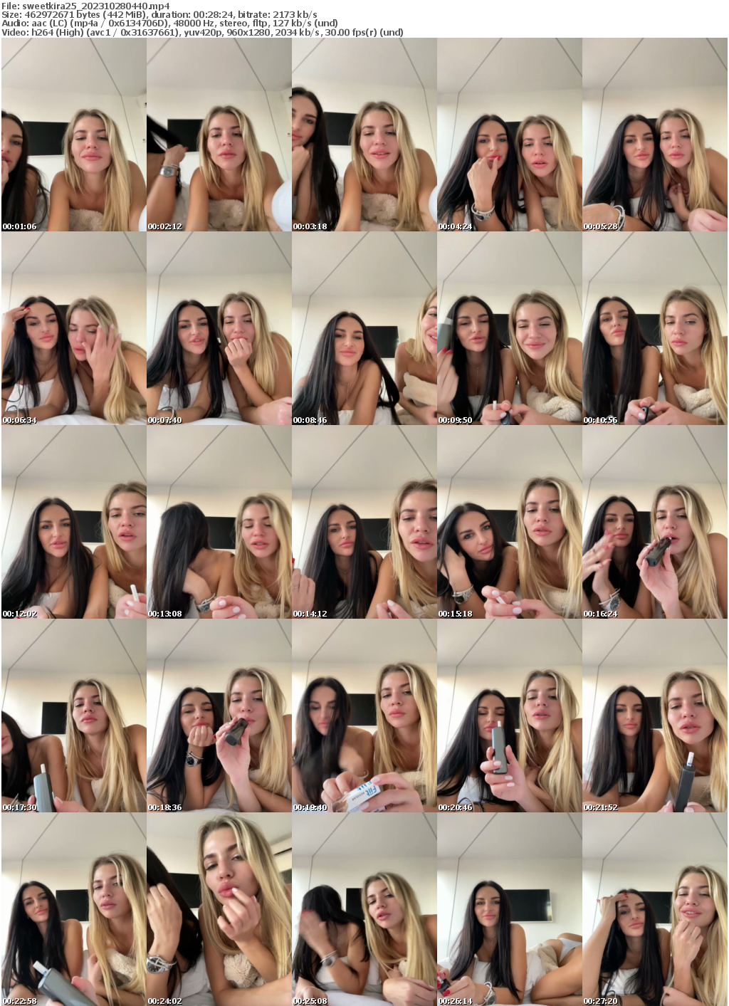 Preview thumb from sweetkira25 on 2023-10-28 @ bongacams