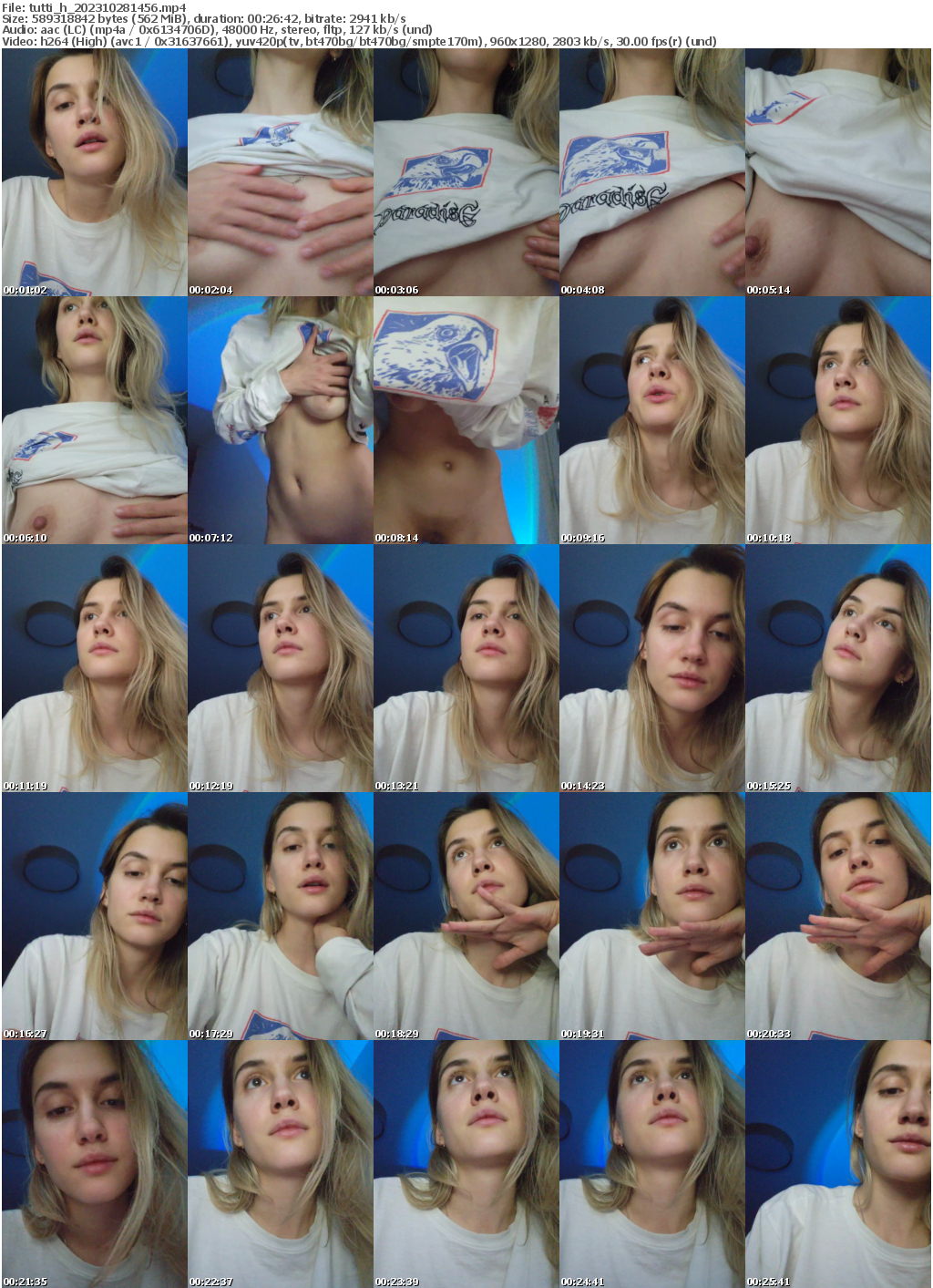 Preview thumb from tutti_h on 2023-10-28 @ bongacams