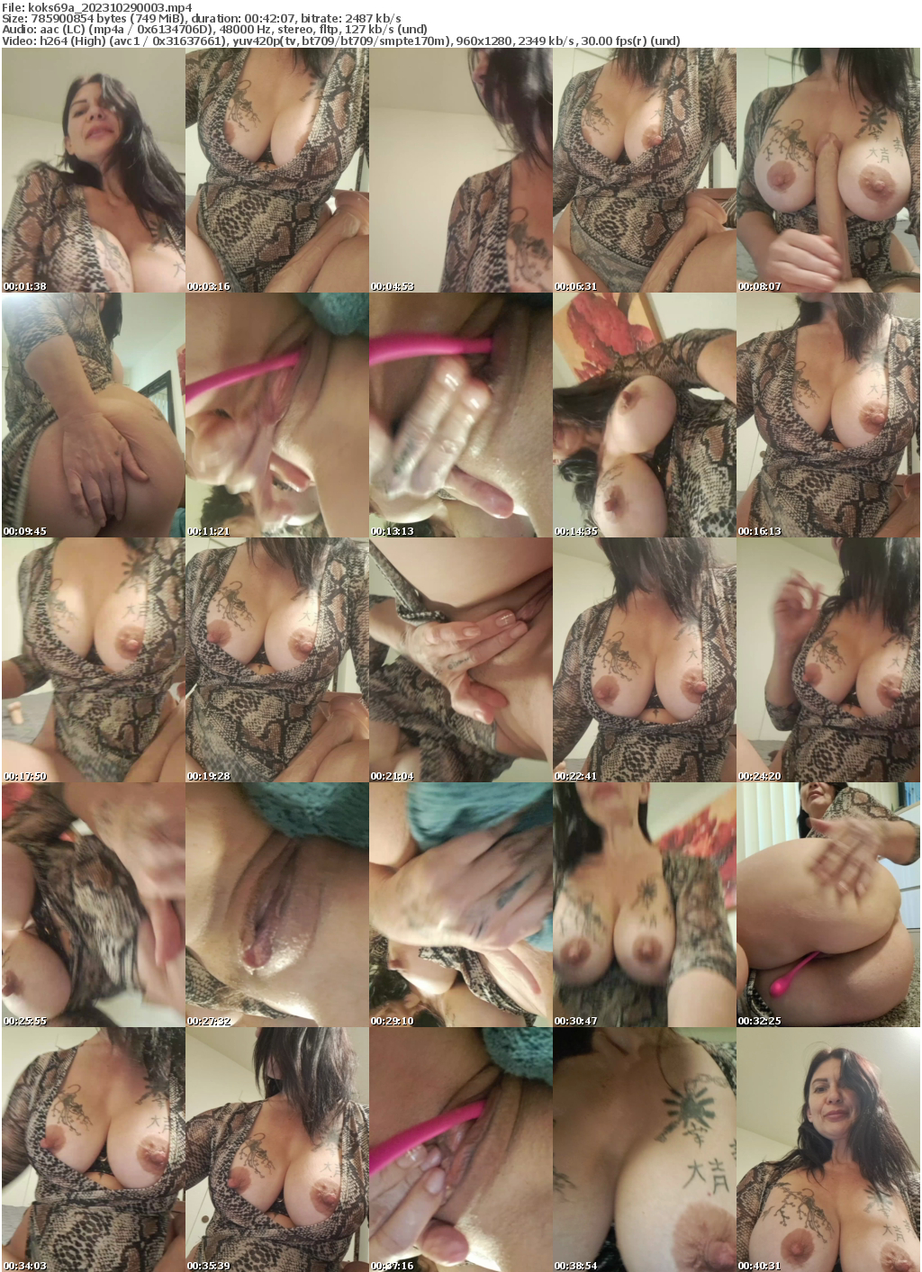 Preview thumb from koks69a on 2023-10-29 @ bongacams