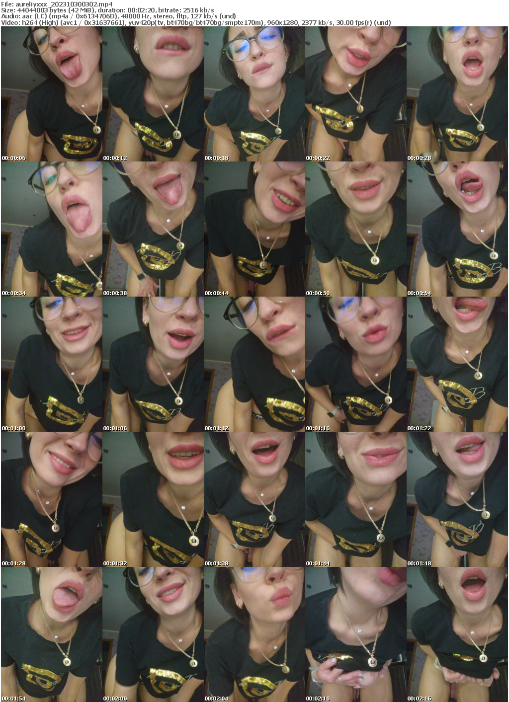 Preview thumb from aureliyxxx on 2023-10-30 @ bongacams