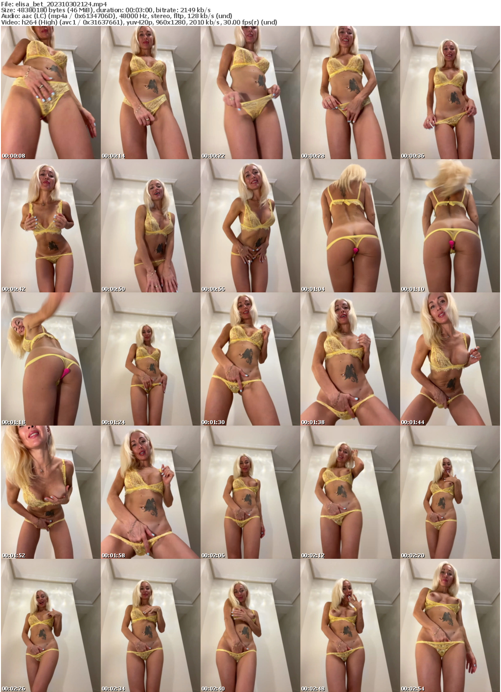 Preview thumb from elisa_bet on 2023-10-30 @ bongacams