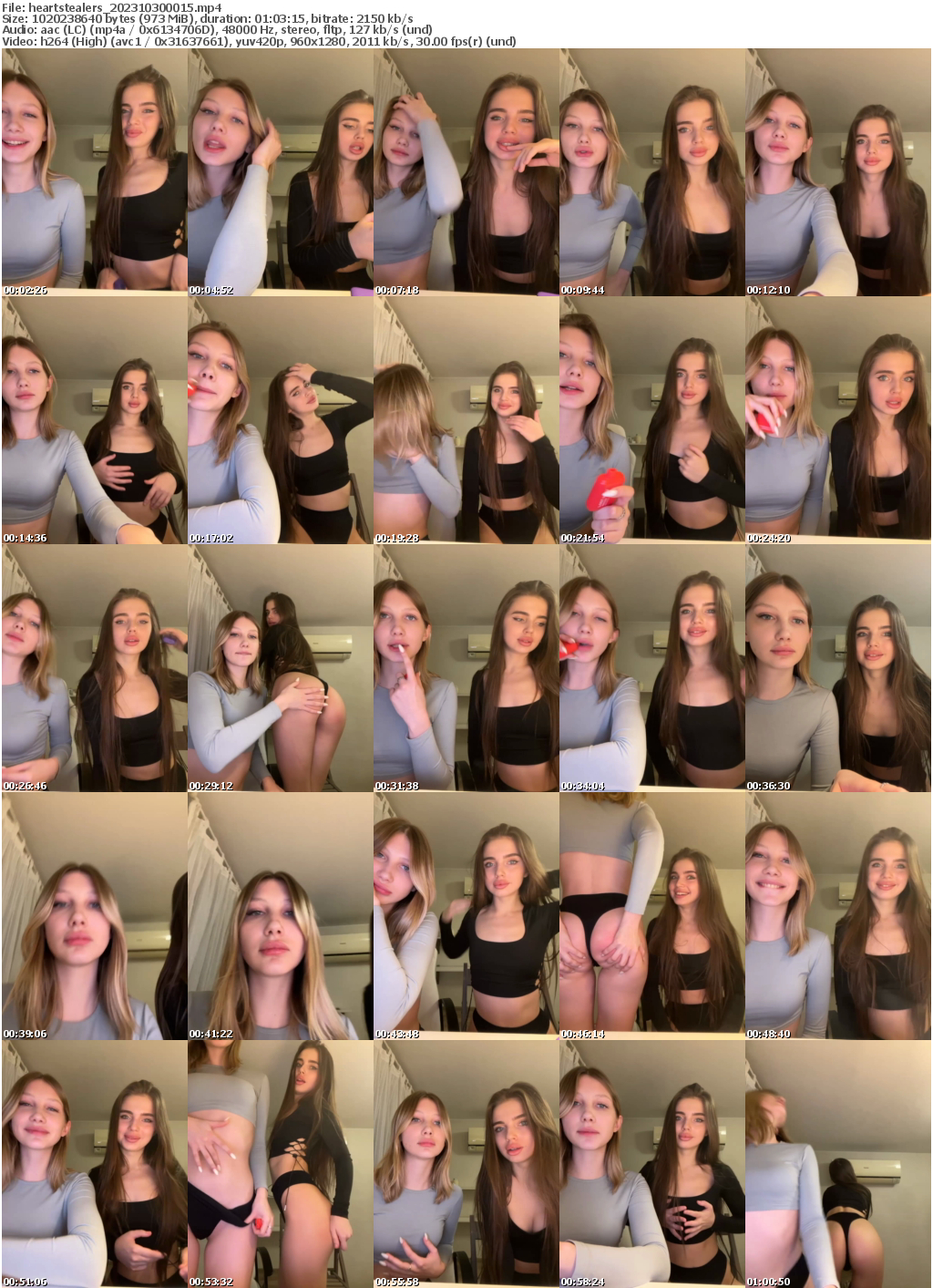 Preview thumb from heartstealers on 2023-10-30 @ bongacams