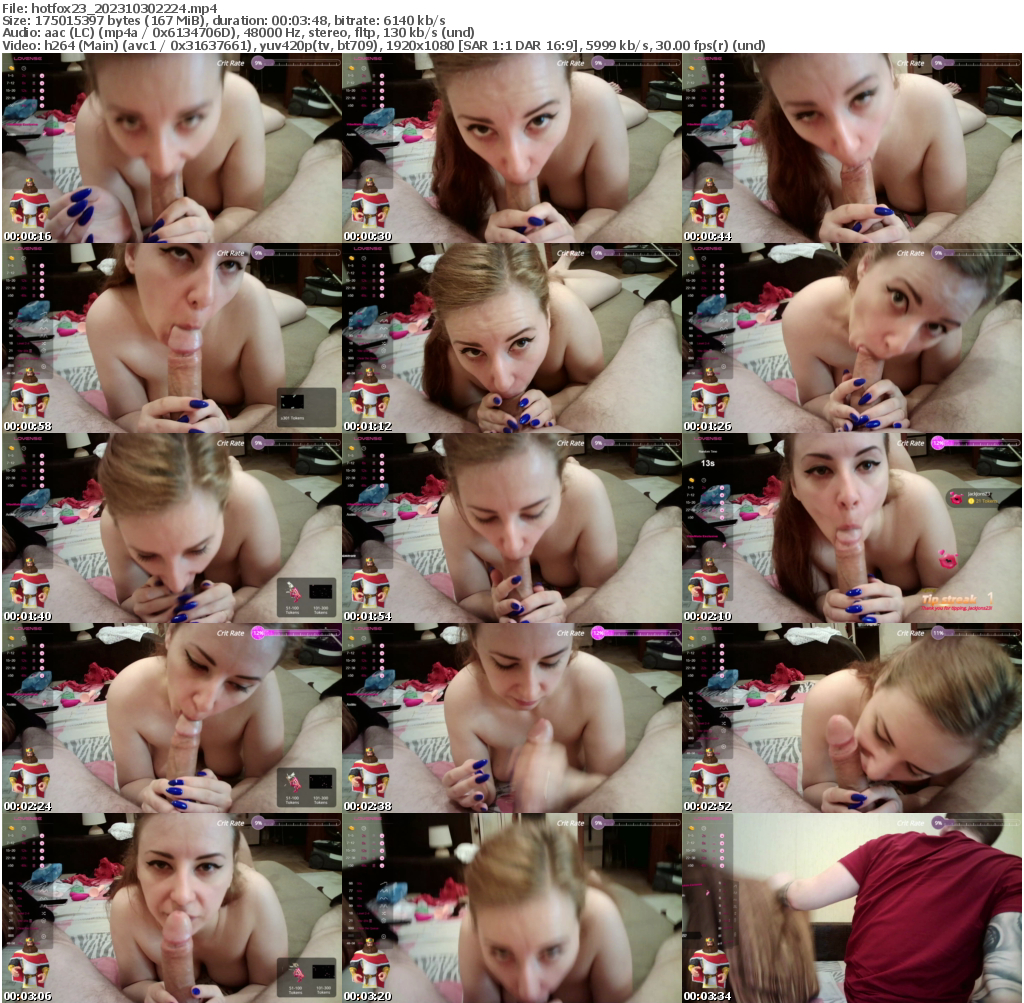 Preview thumb from hotfox23 on 2023-10-30 @ bongacams