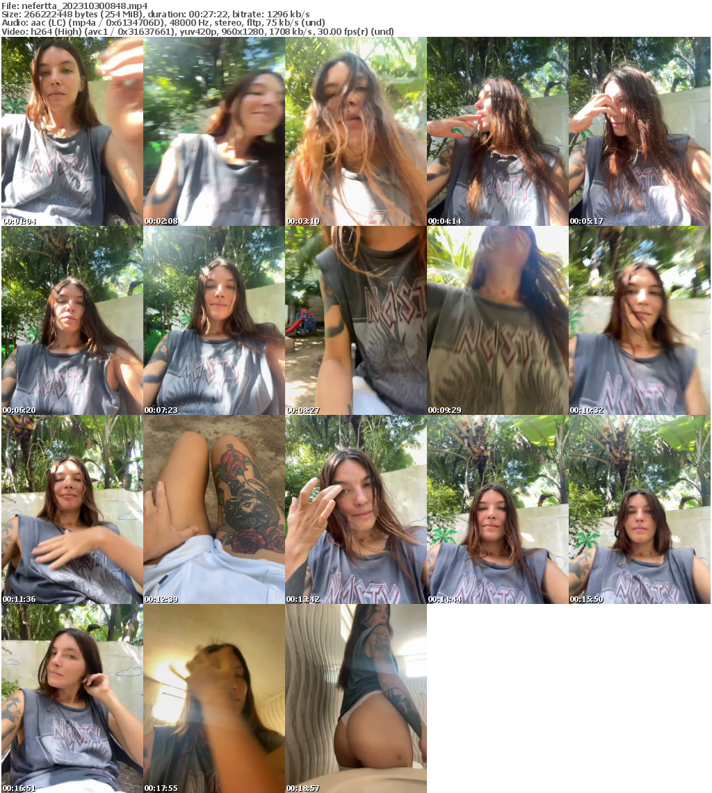 Preview thumb from nefertta on 2023-10-30 @ bongacams