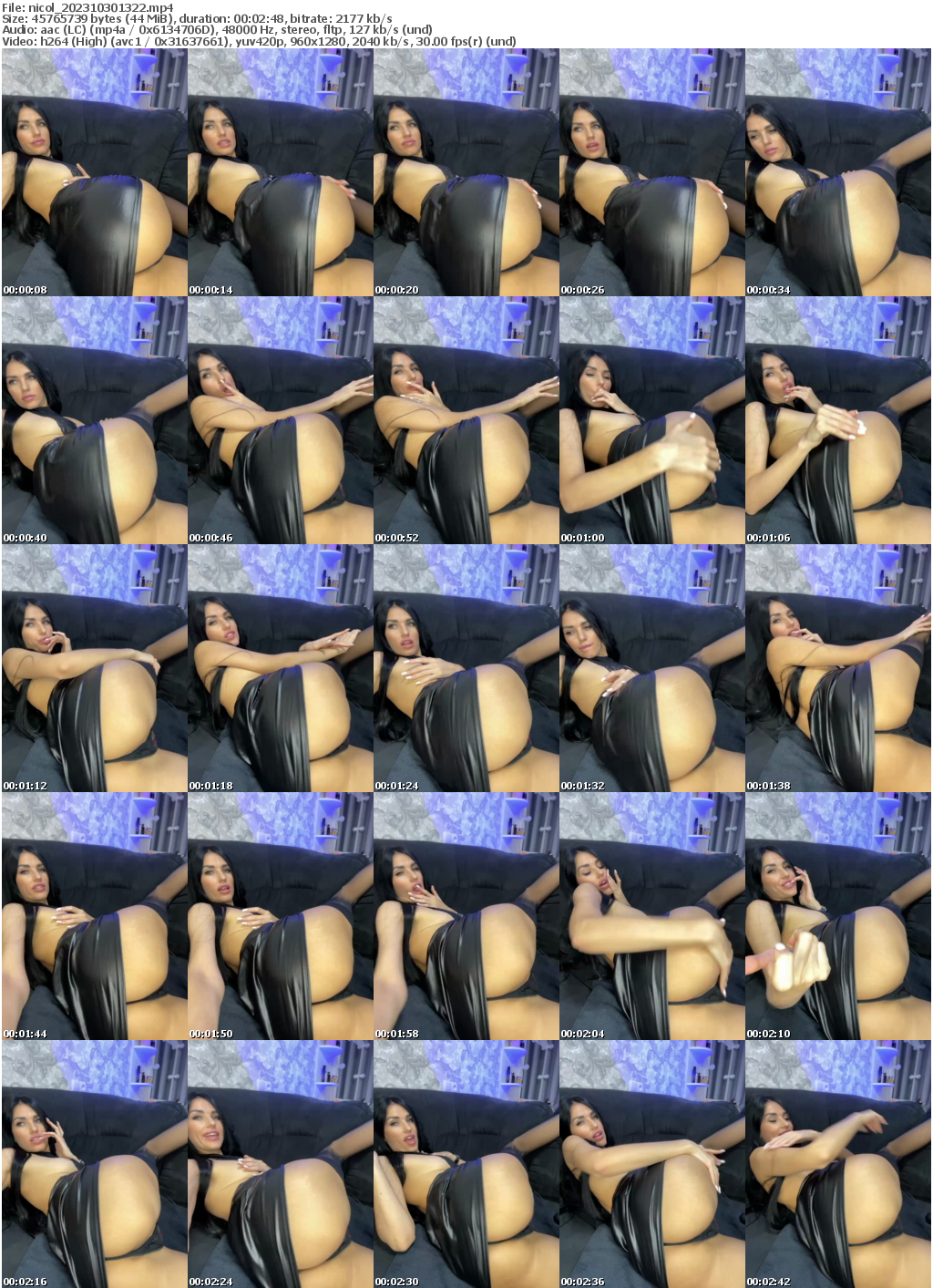 Preview thumb from nicol on 2023-10-30 @ bongacams