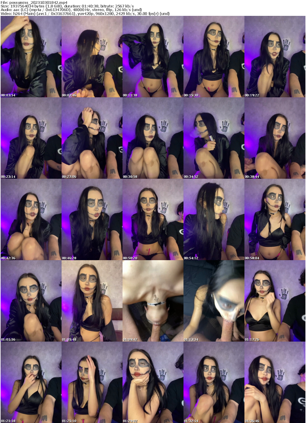 Preview thumb from possumiss on 2023-10-30 @ bongacams