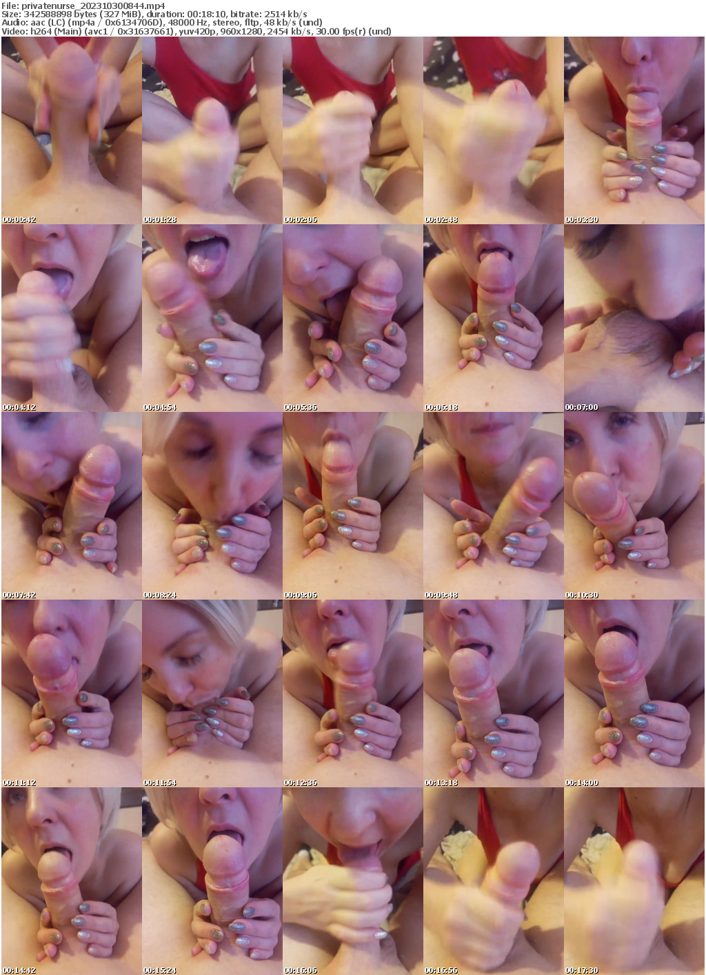 Preview thumb from privatenurse on 2023-10-30 @ bongacams