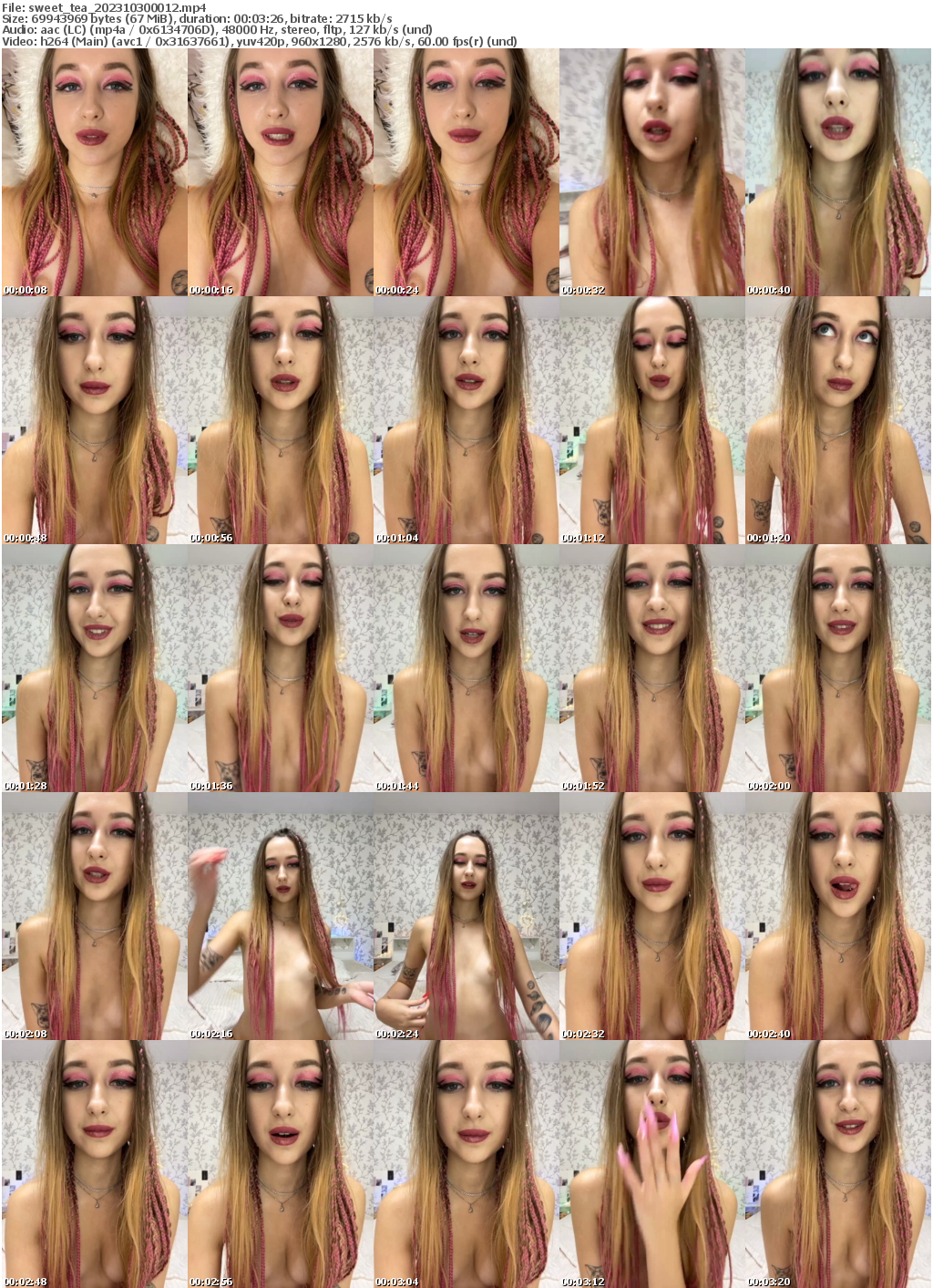 Preview thumb from sweet_tea on 2023-10-30 @ bongacams