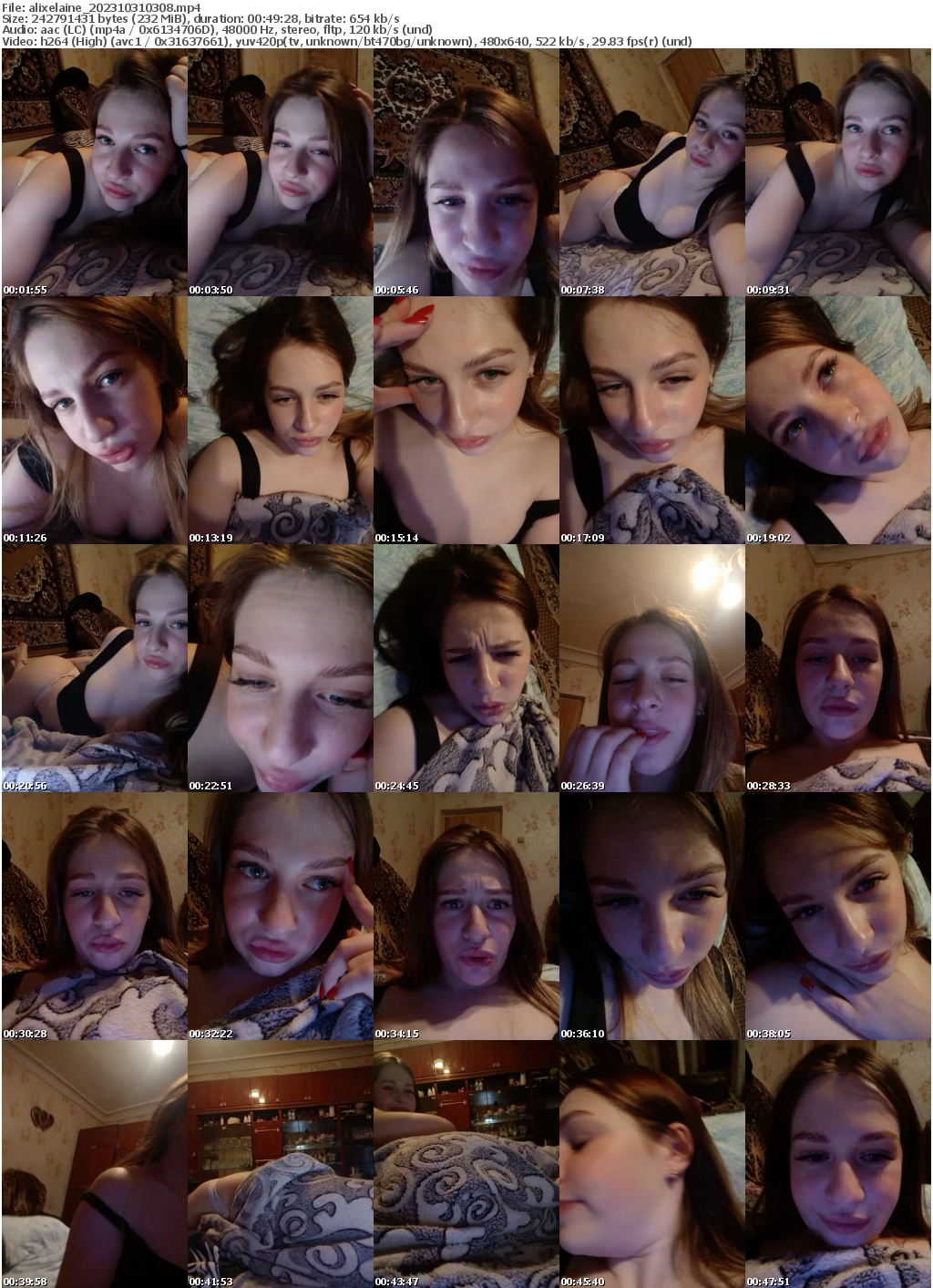 Preview thumb from alixelaine on 2023-10-31 @ bongacams