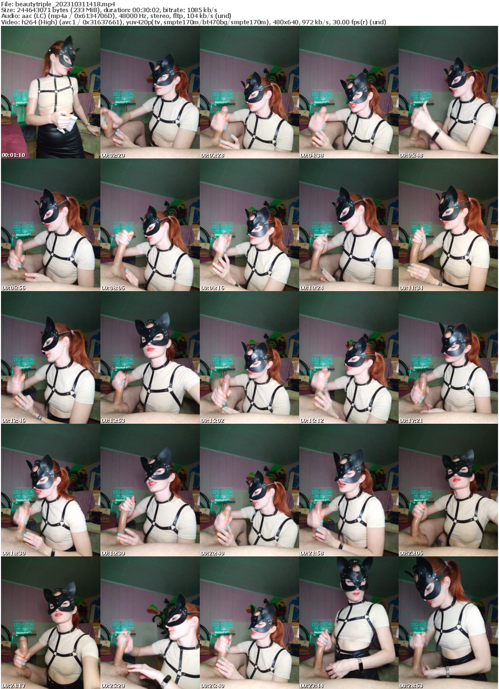 Preview thumb from beautytriple on 2023-10-31 @ bongacams