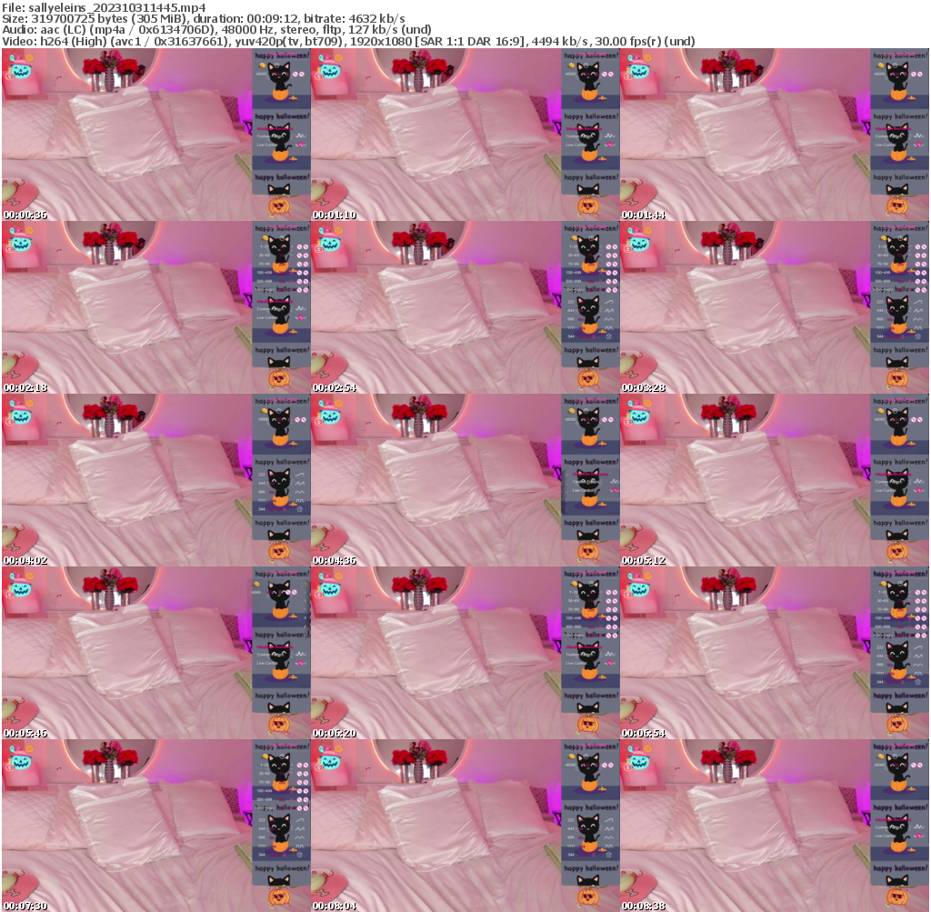 Preview thumb from sallyeleins on 2023-10-31 @ bongacams