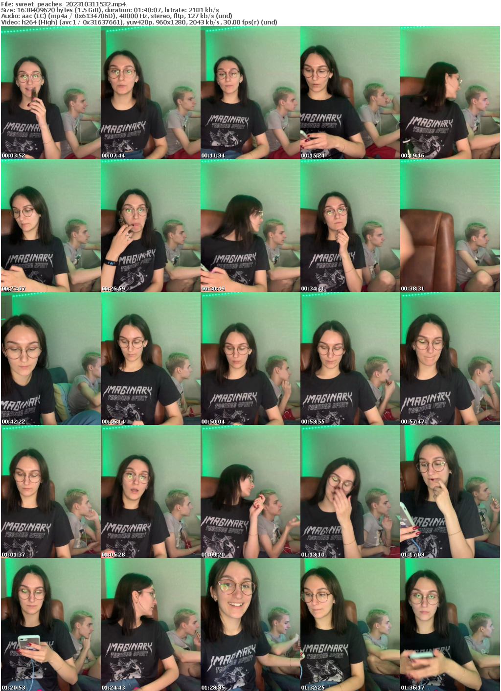 Preview thumb from sweet_peaches on 2023-10-31 @ bongacams