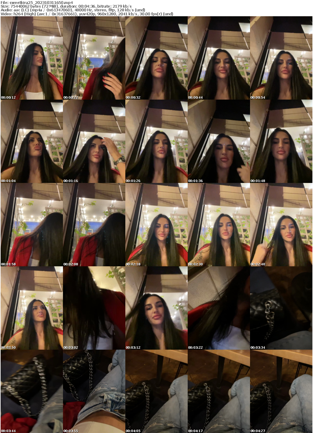 Preview thumb from sweetkira25 on 2023-10-31 @ bongacams