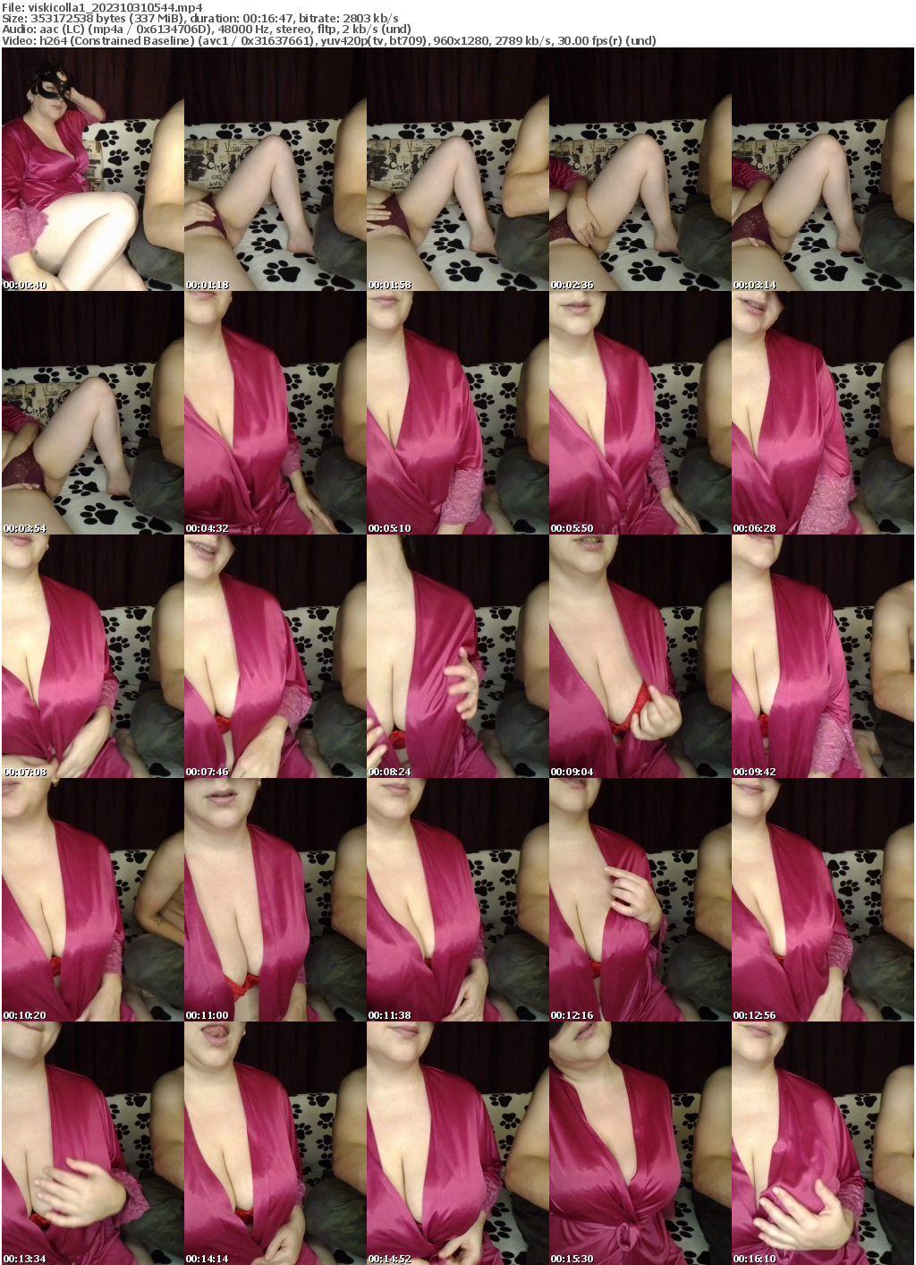 Preview thumb from viskicolla1 on 2023-10-31 @ bongacams