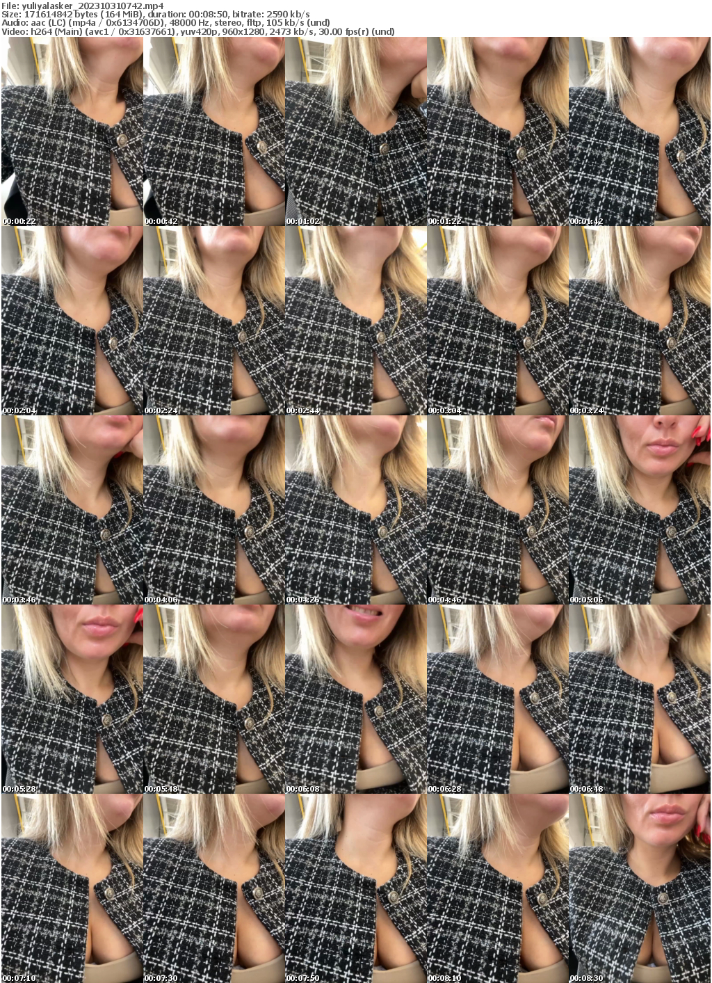 Preview thumb from yuliyalasker on 2023-10-31 @ bongacams