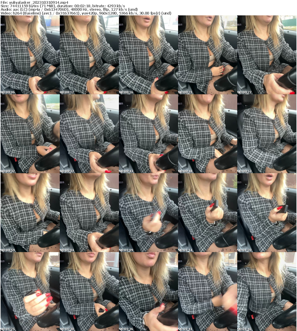 Preview thumb from yuliyalasker on 2023-10-31 @ bongacams