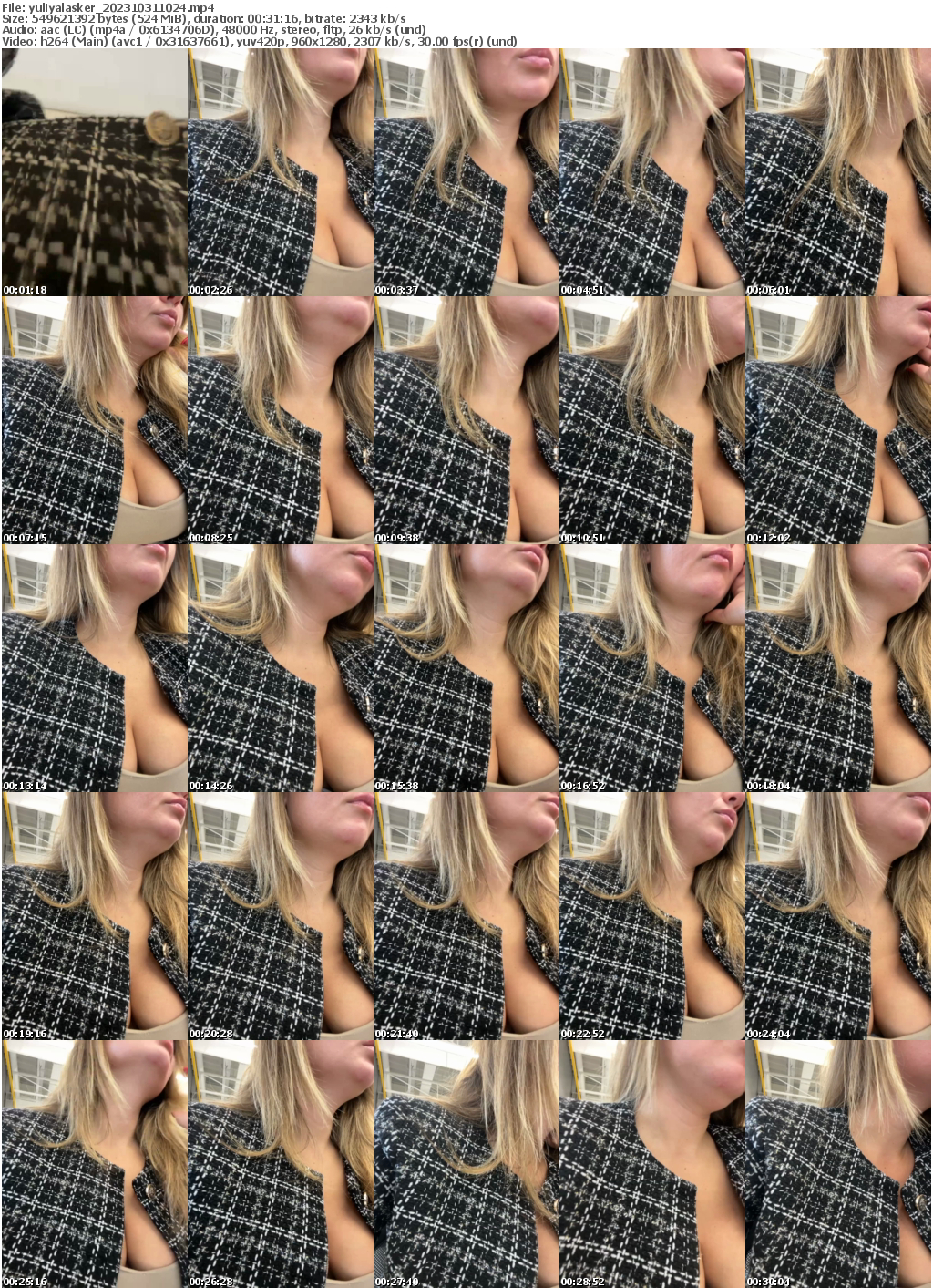 Preview thumb from yuliyalasker on 2023-10-31 @ bongacams