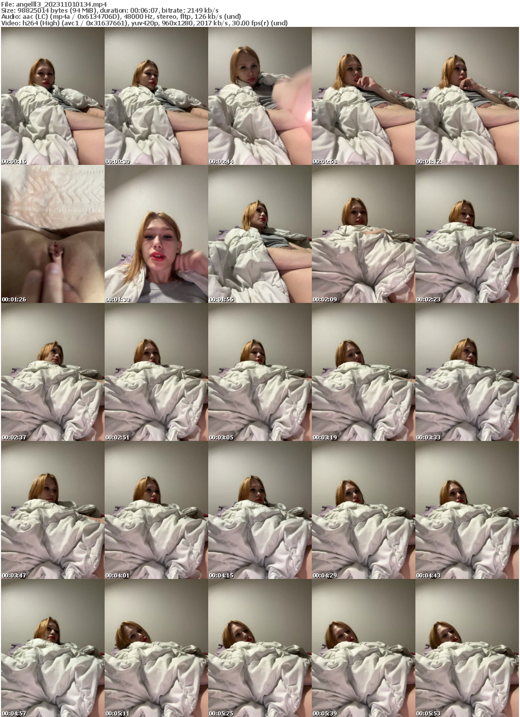 Preview thumb from angelll3 on 2023-11-01 @ bongacams