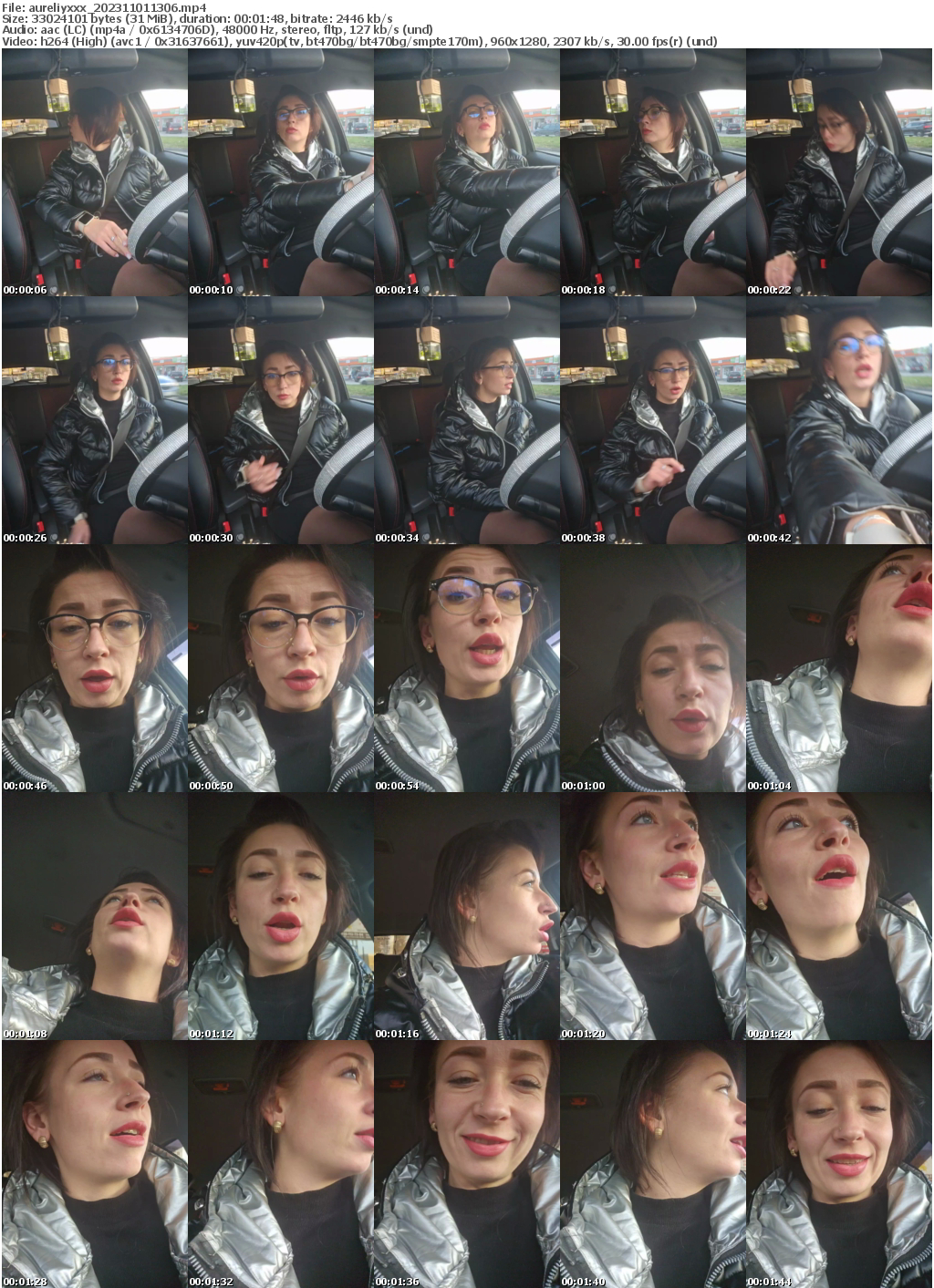 Preview thumb from aureliyxxx on 2023-11-01 @ bongacams