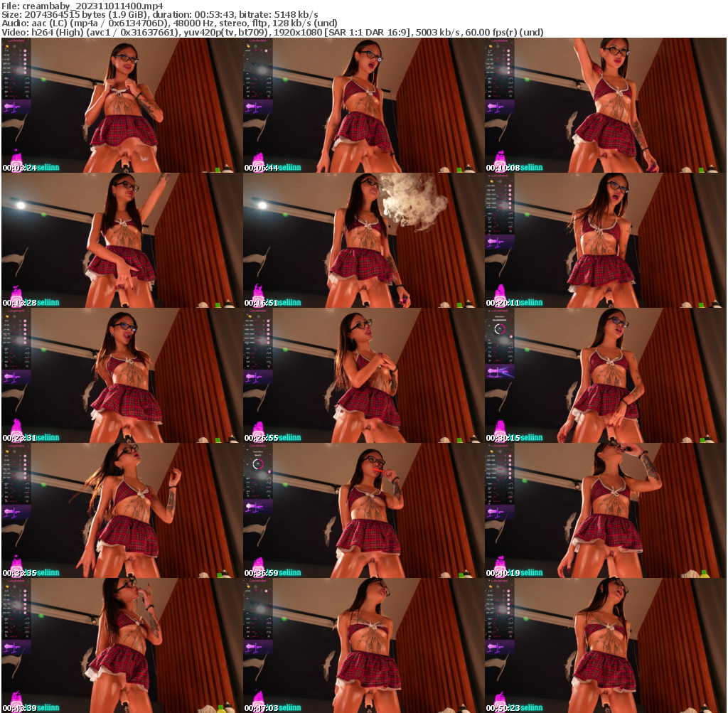 Preview thumb from creambaby on 2023-11-01 @ bongacams