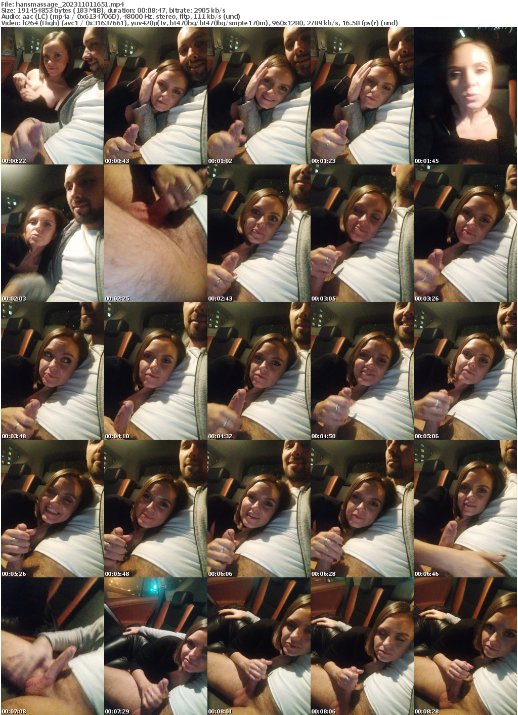 Preview thumb from hansmassage on 2023-11-01 @ bongacams