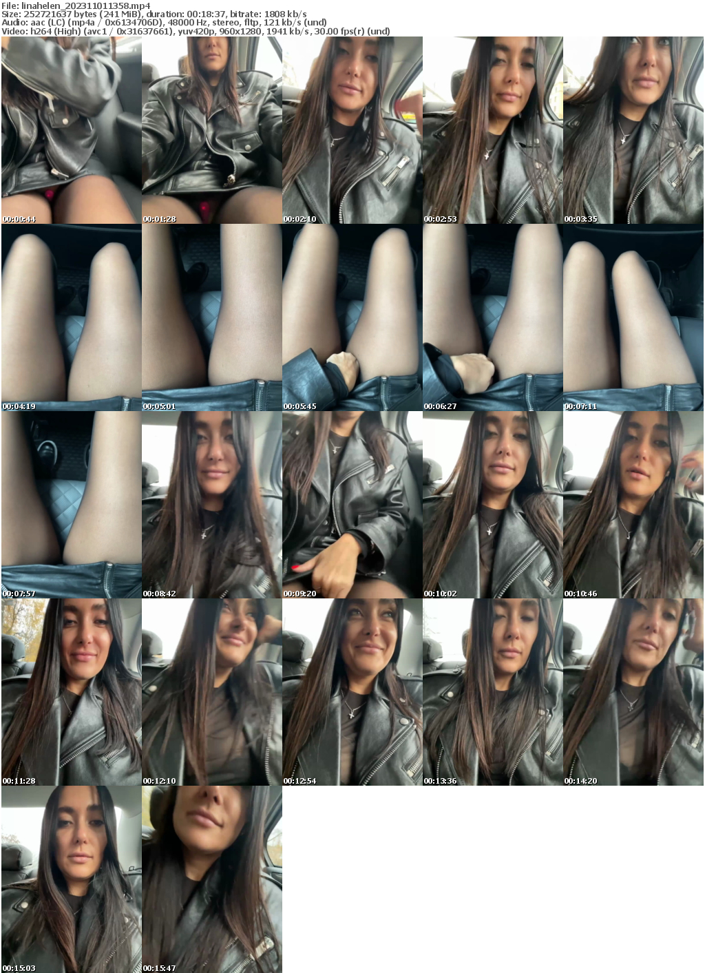 Preview thumb from linahelen on 2023-11-01 @ bongacams