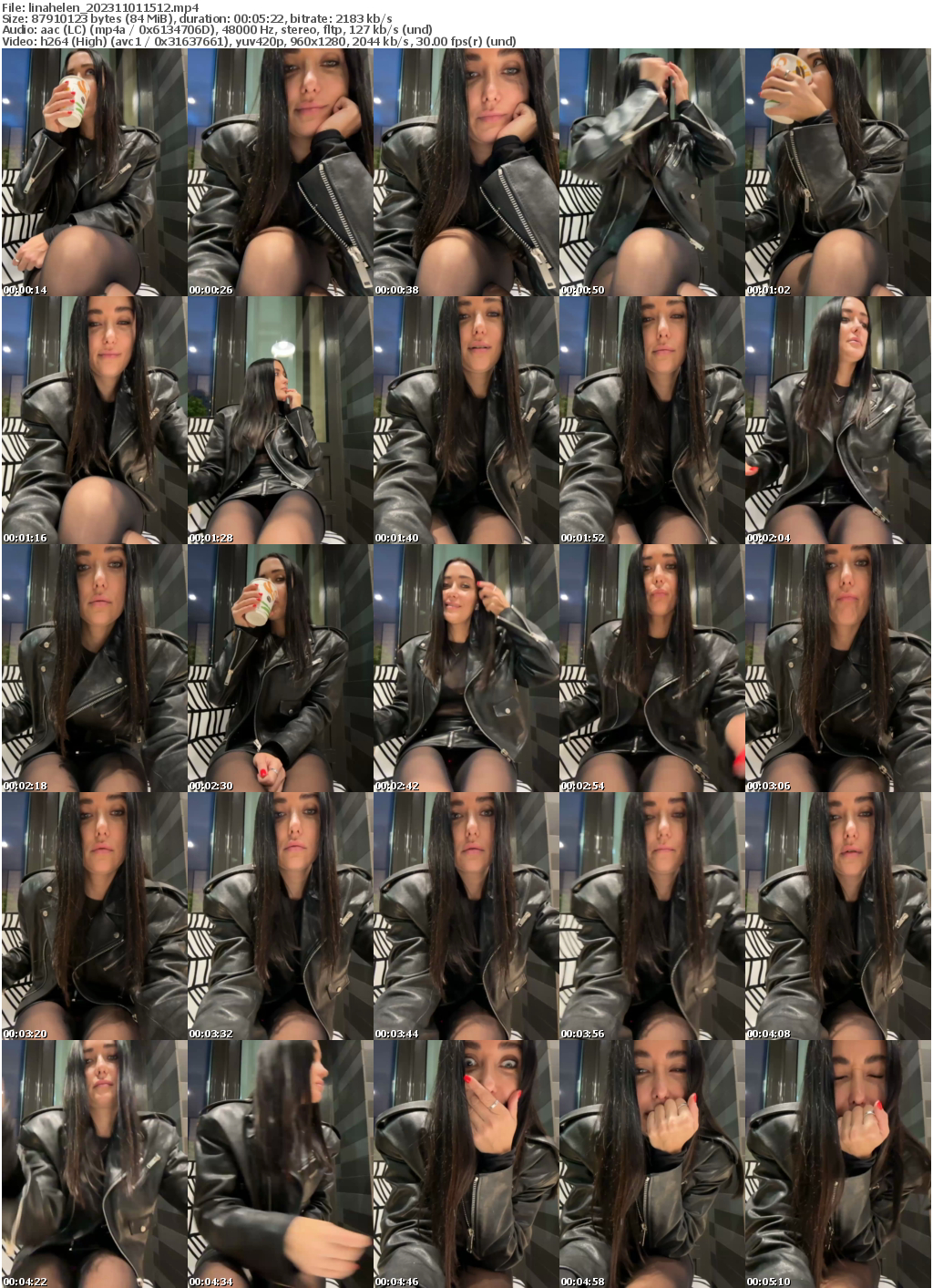 Preview thumb from linahelen on 2023-11-01 @ bongacams