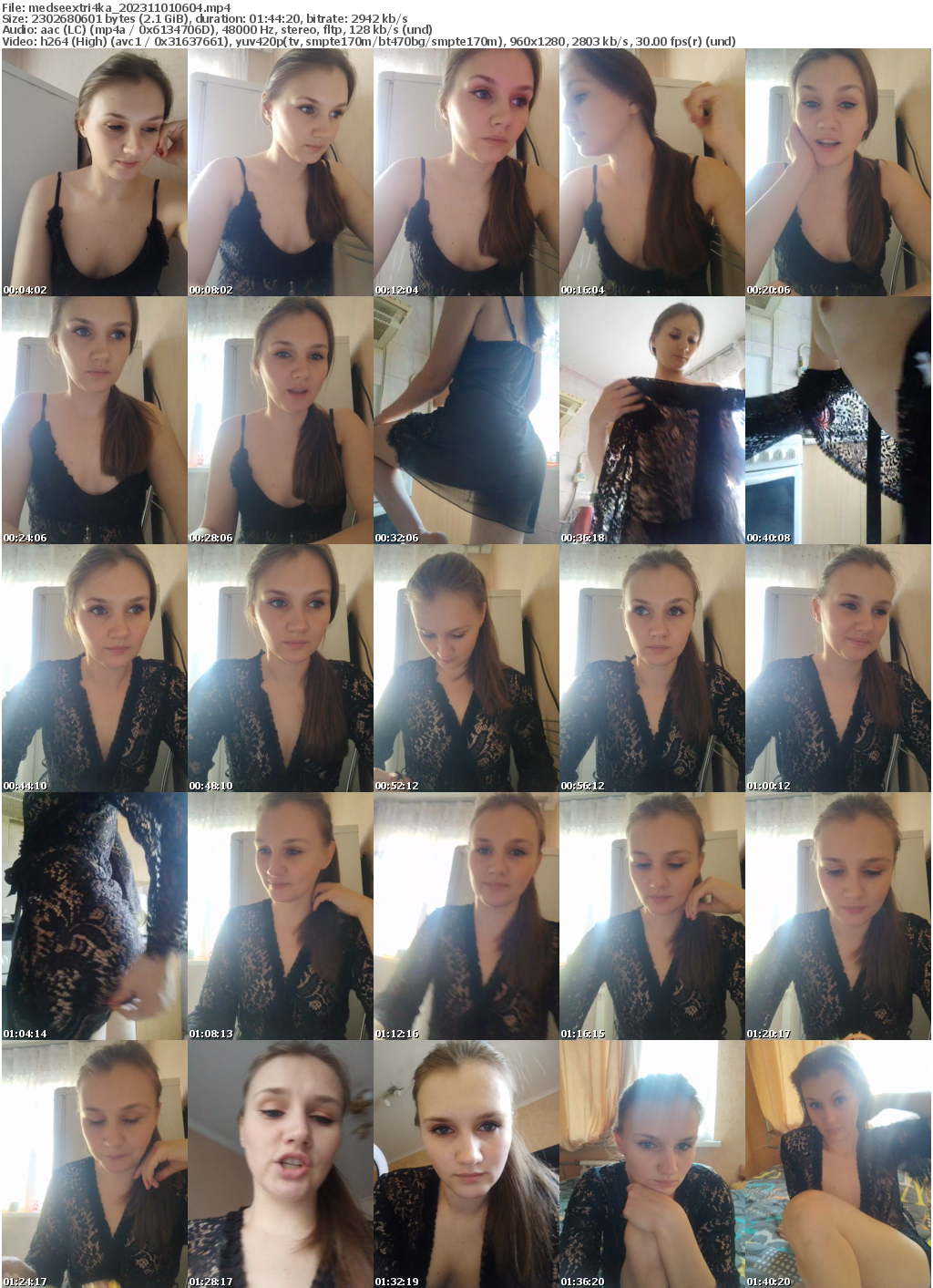 Preview thumb from medseextri4ka on 2023-11-01 @ bongacams