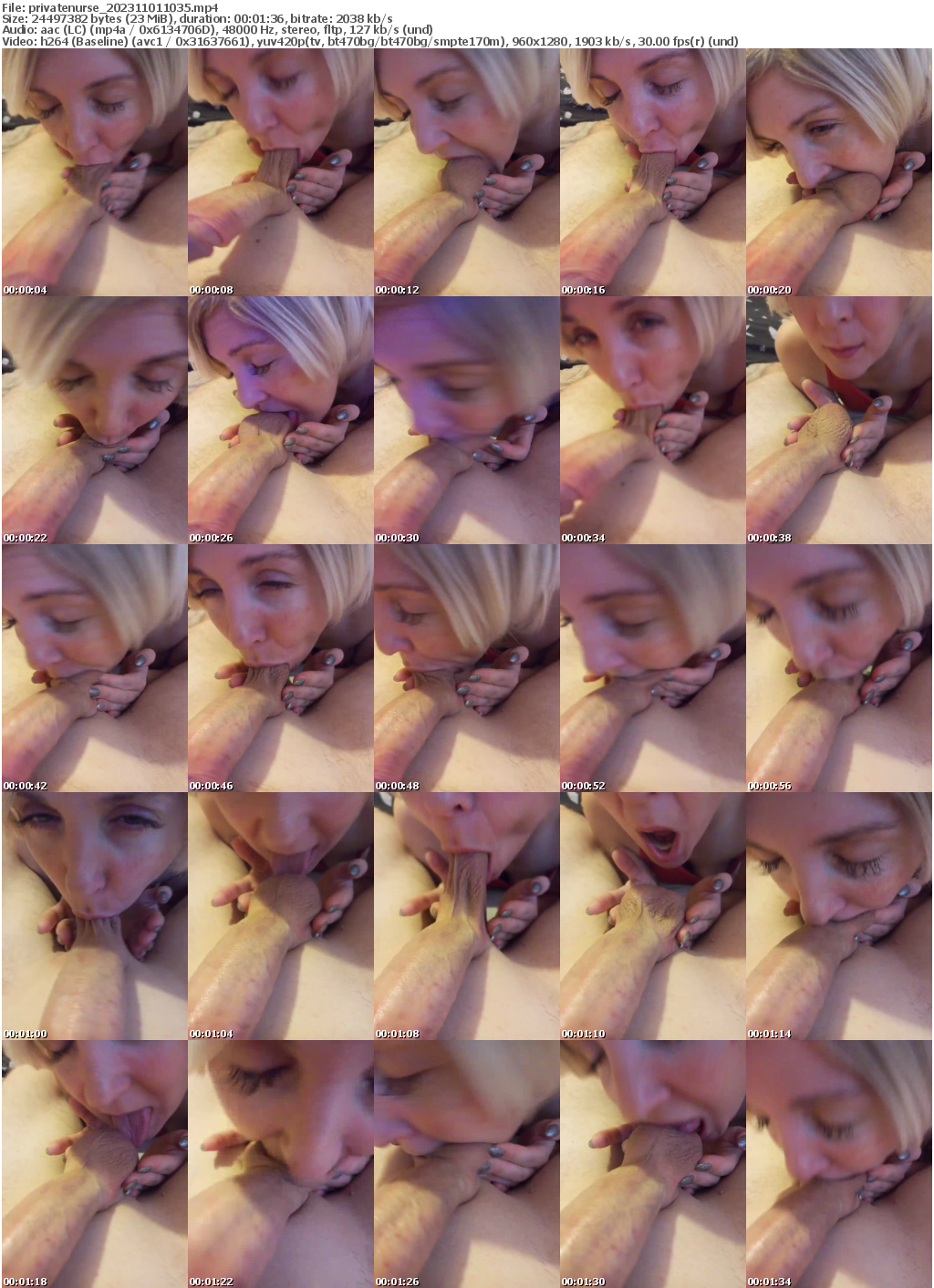 Preview thumb from privatenurse on 2023-11-01 @ bongacams