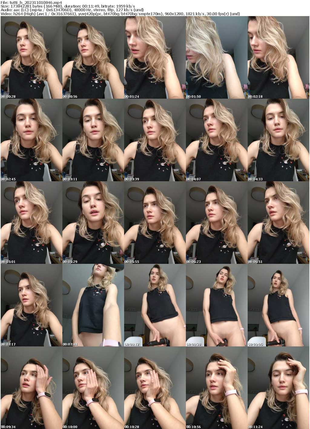 Preview thumb from tutti_h on 2023-11-01 @ bongacams