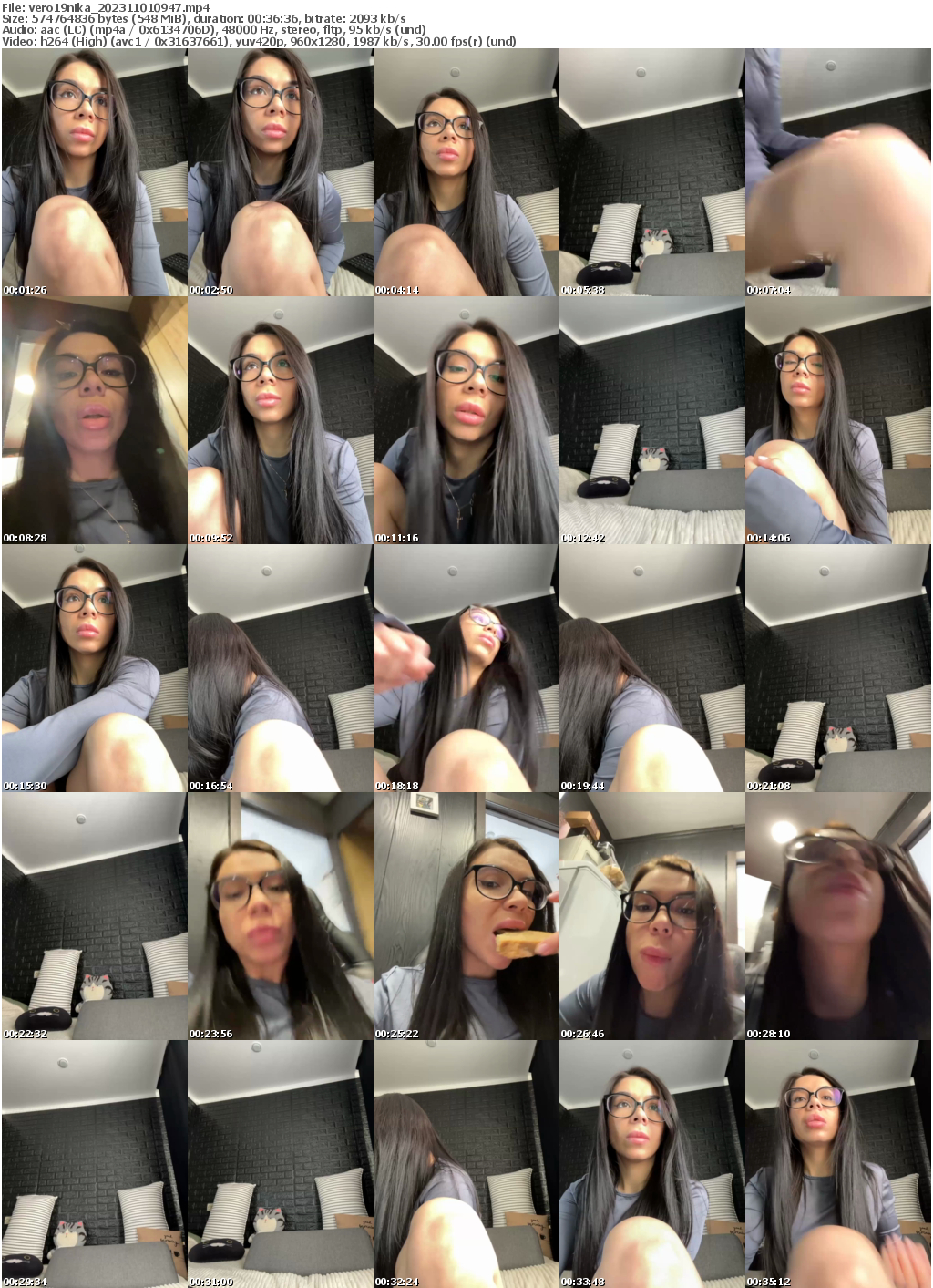 Preview thumb from vero19nika on 2023-11-01 @ bongacams