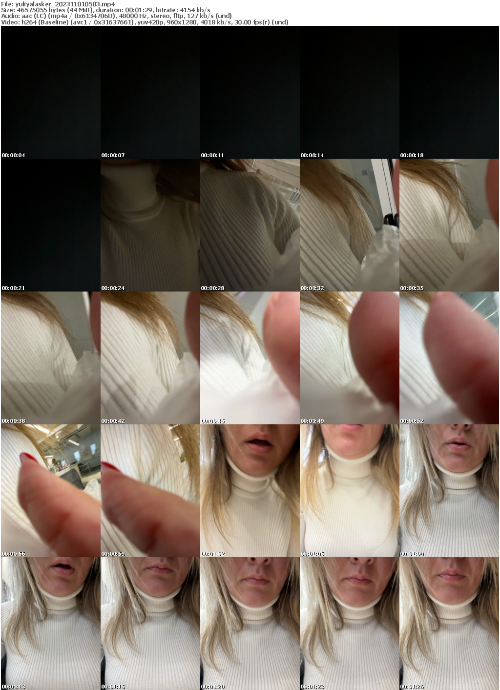 Preview thumb from yuliyalasker on 2023-11-01 @ bongacams