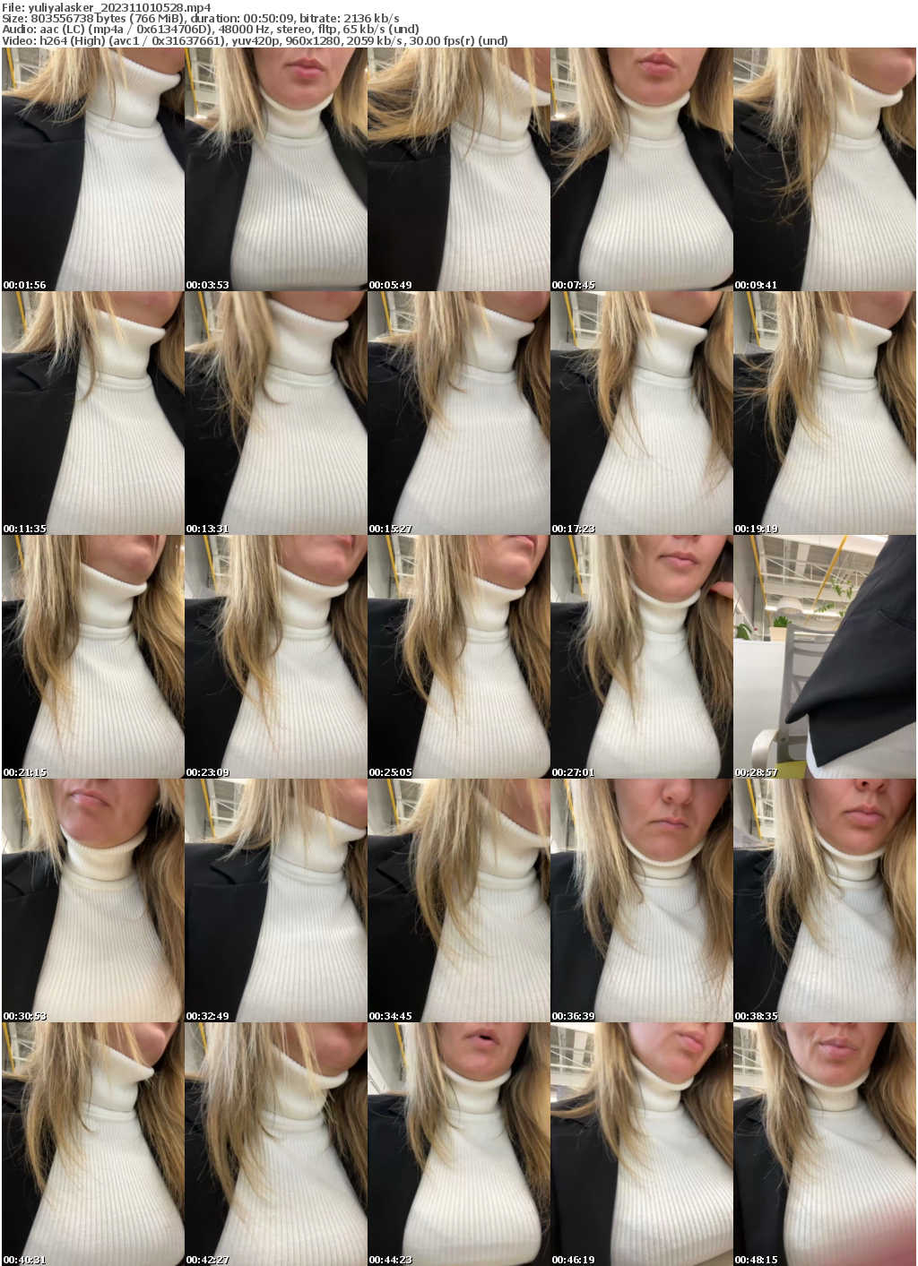 Preview thumb from yuliyalasker on 2023-11-01 @ bongacams