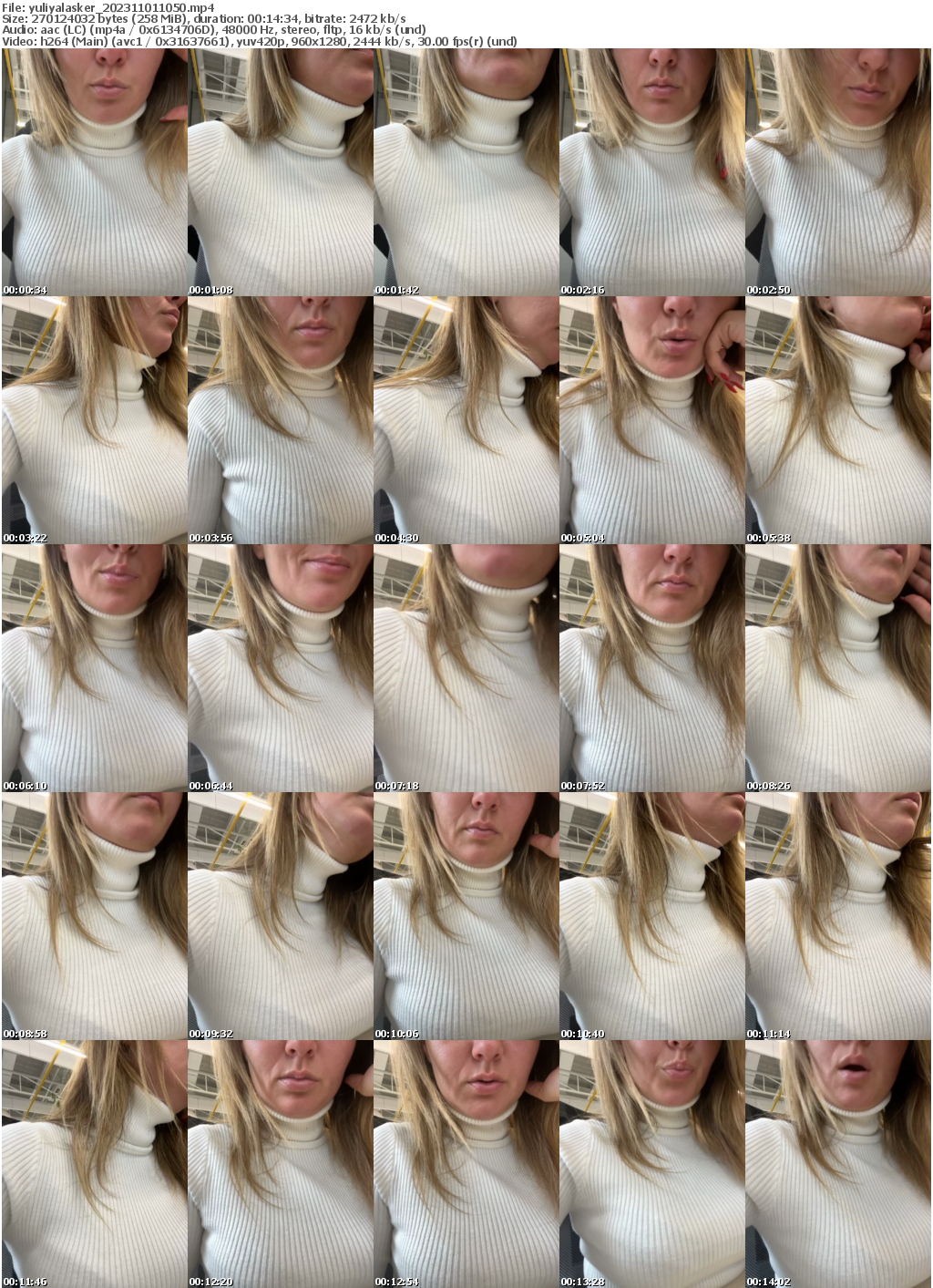 Preview thumb from yuliyalasker on 2023-11-01 @ bongacams