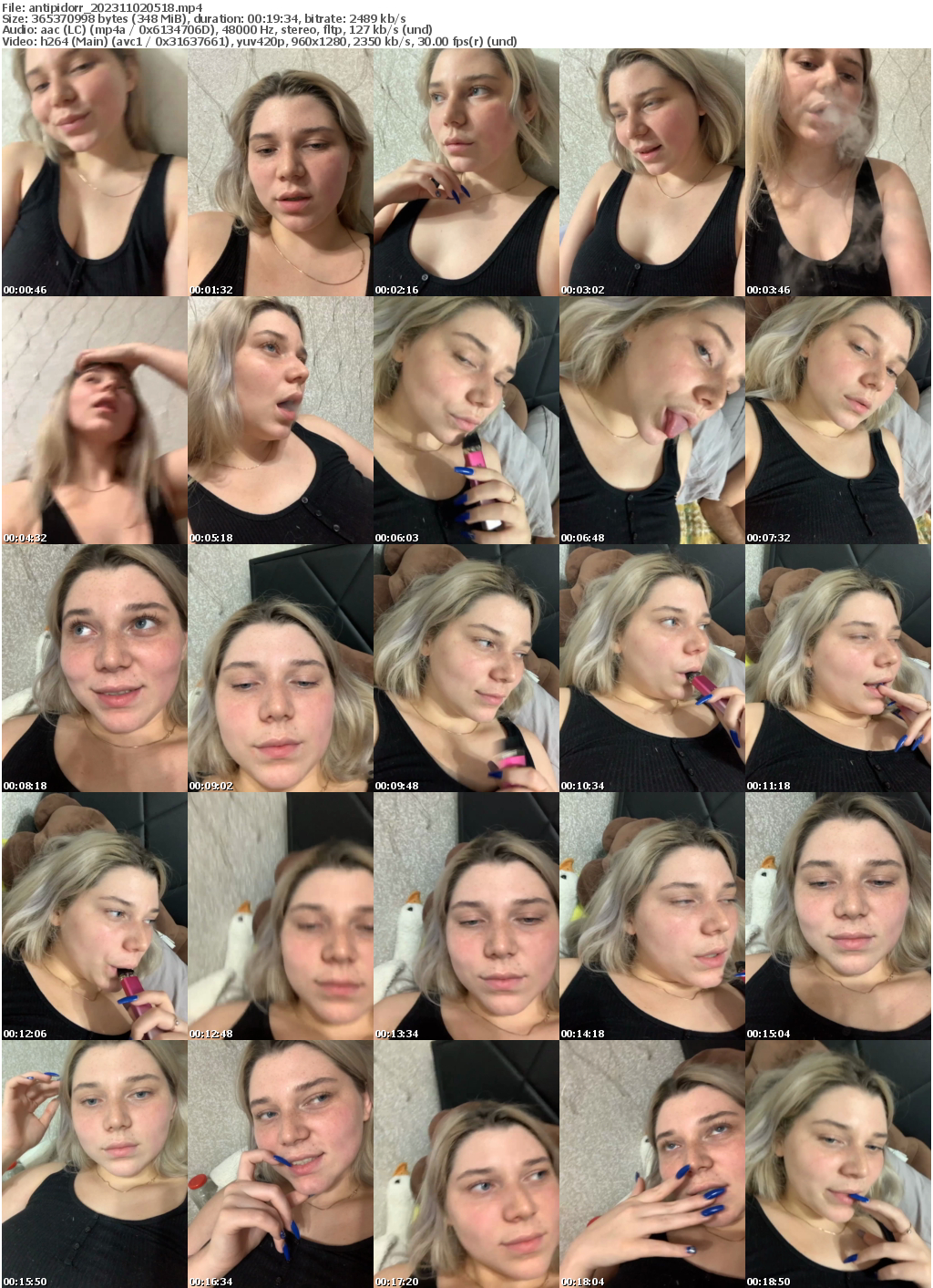 Preview thumb from antipidorr on 2023-11-02 @ bongacams