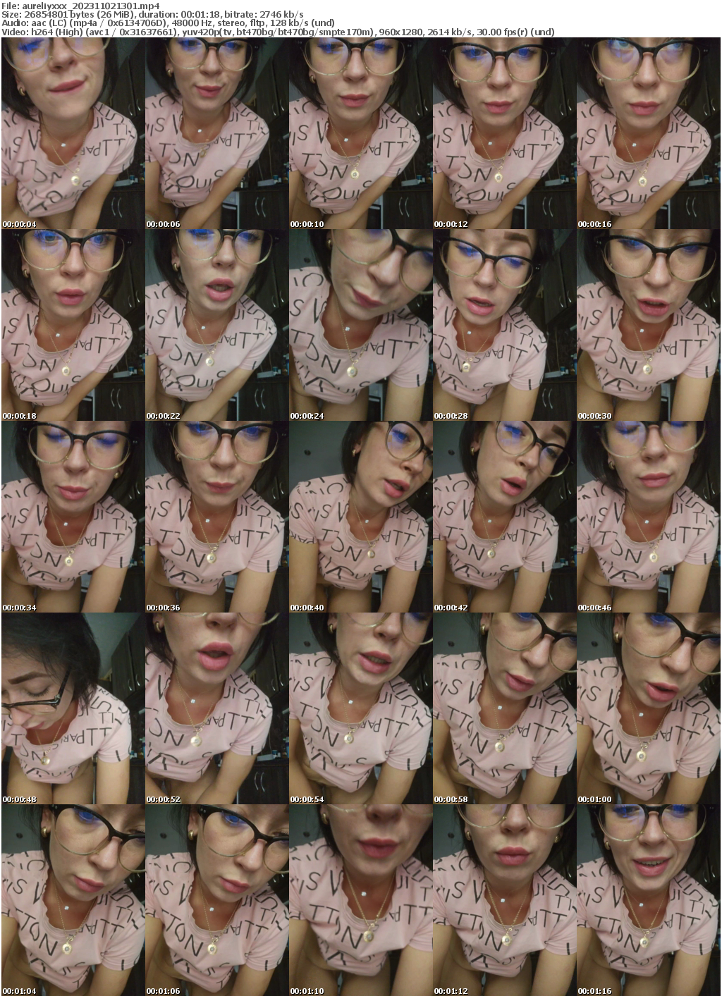 Preview thumb from aureliyxxx on 2023-11-02 @ bongacams