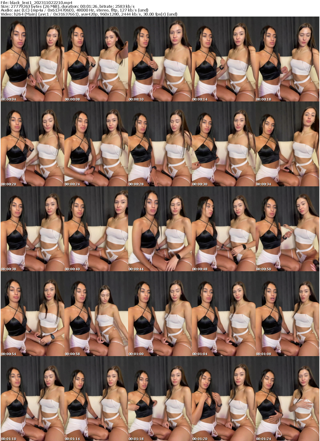 Preview thumb from black_lexi1 on 2023-11-02 @ bongacams