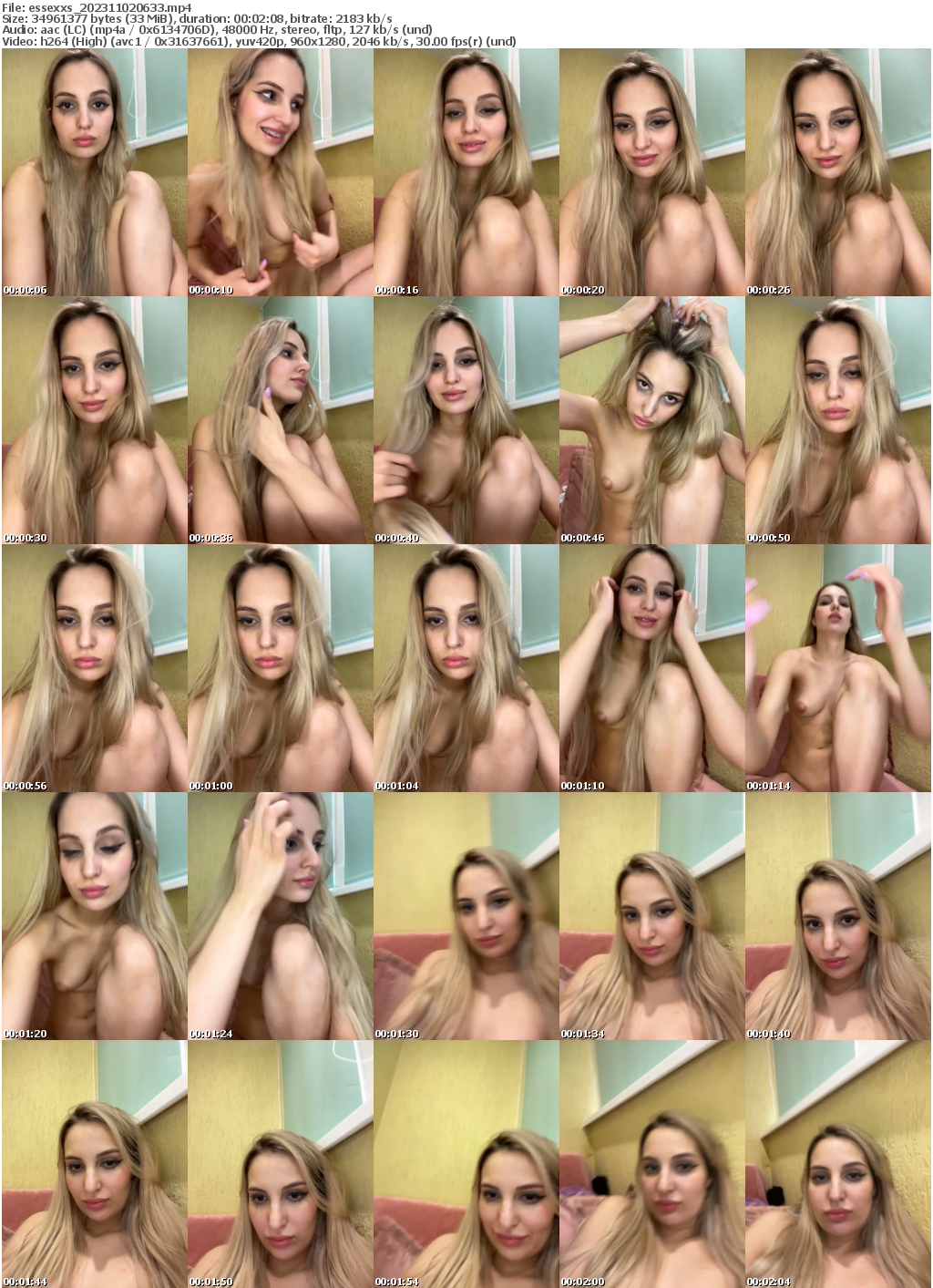 Preview thumb from essexxs on 2023-11-02 @ bongacams