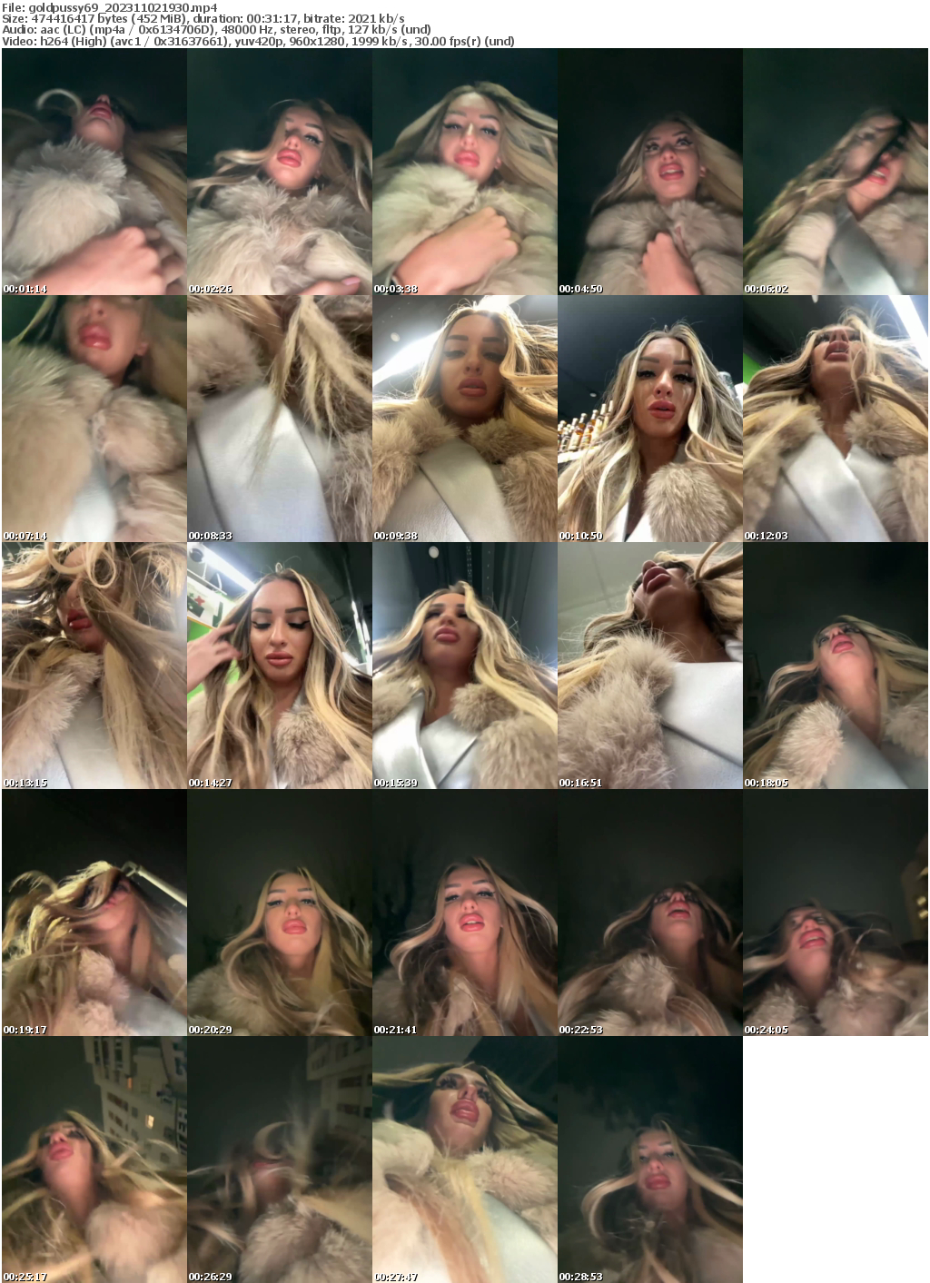 Preview thumb from goldpussy69 on 2023-11-02 @ bongacams