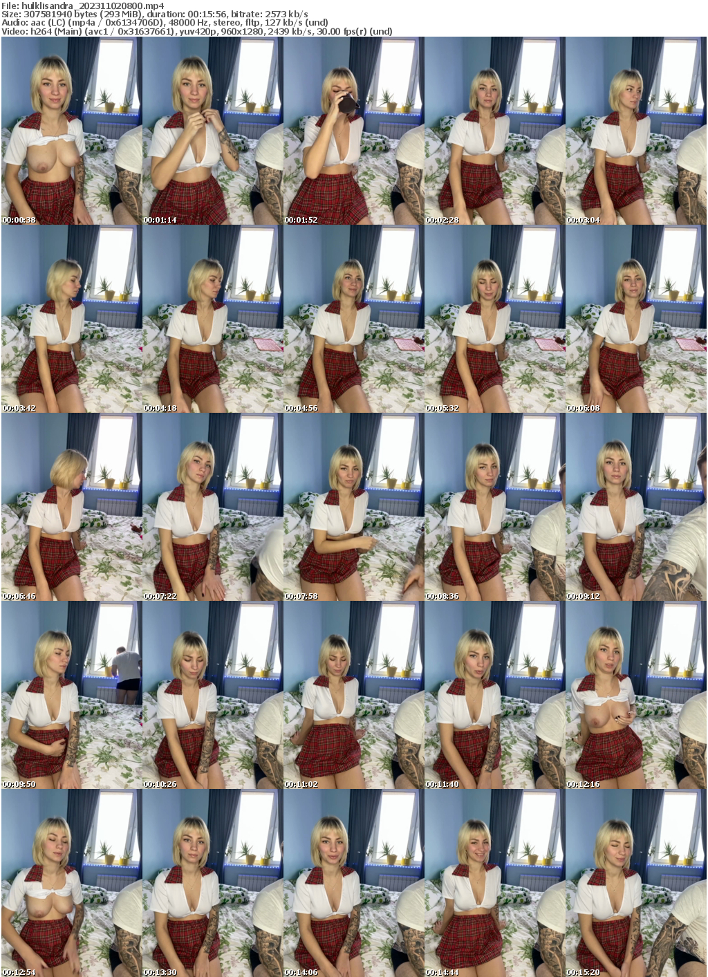 Preview thumb from hulklisandra on 2023-11-02 @ bongacams