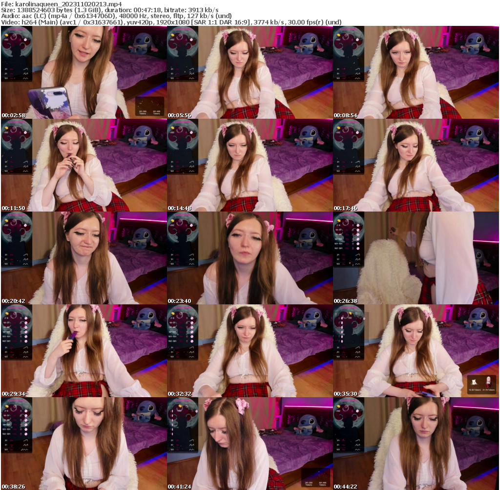 Preview thumb from karolinaqueen on 2023-11-02 @ bongacams