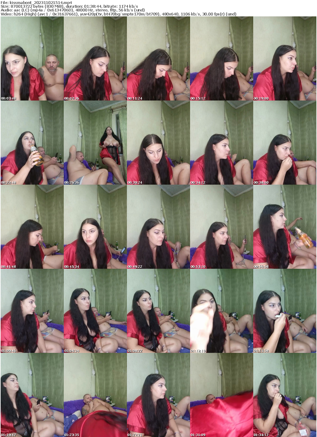 Preview thumb from kissmabont on 2023-11-02 @ bongacams